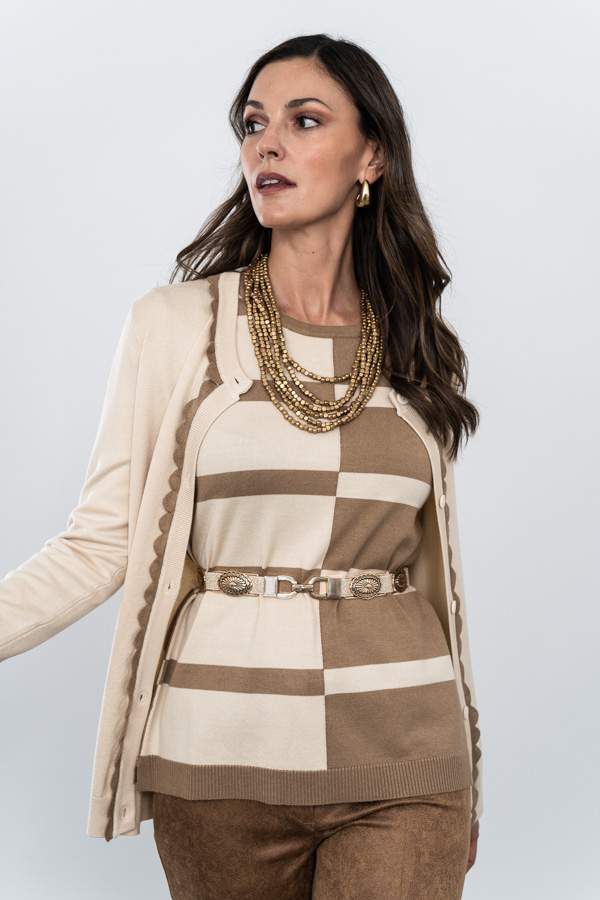 JERSEY RAYAS COMBINADAS CAMEL