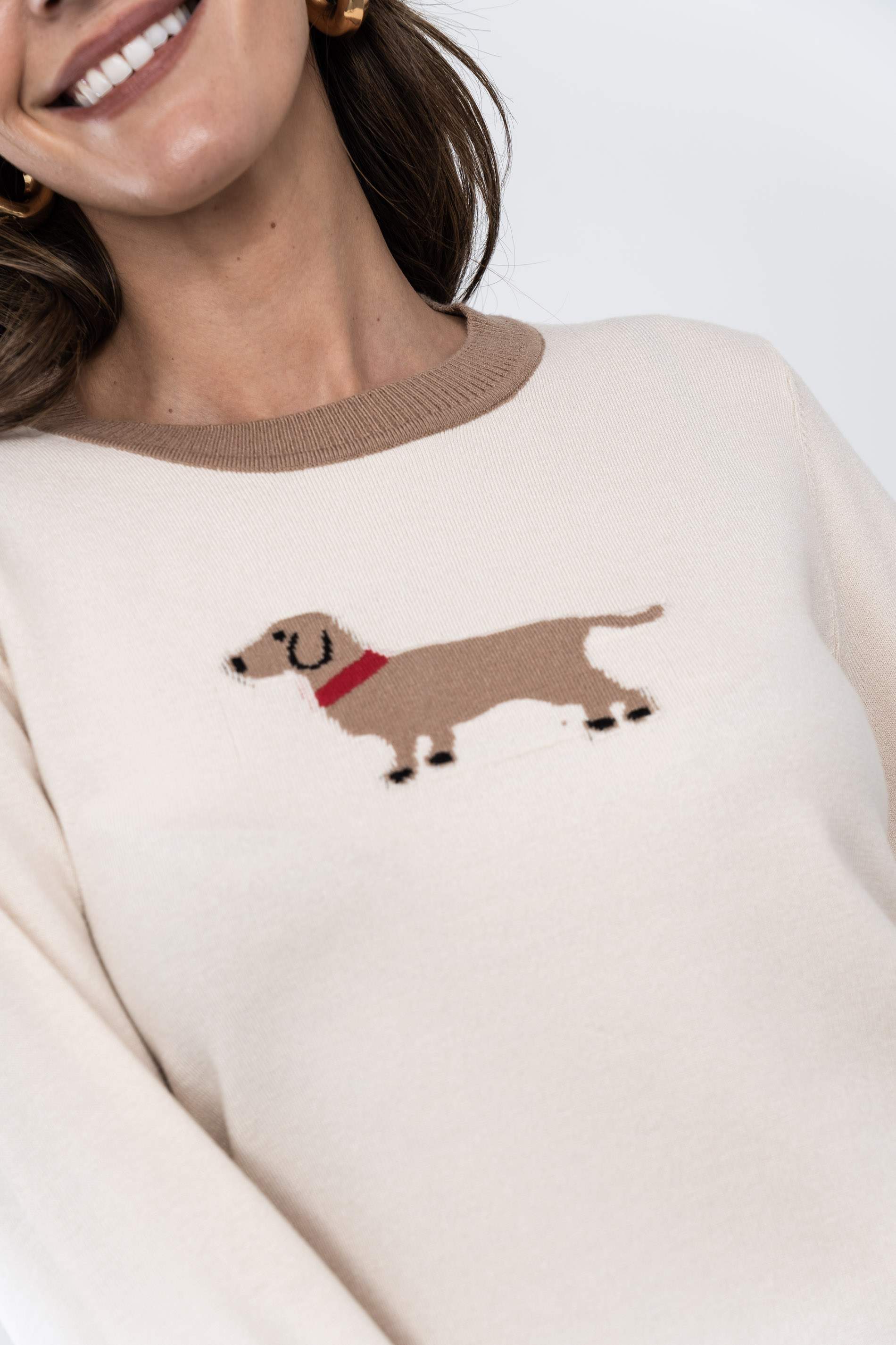 JERSEY DETALLE PERRITO CRUDO