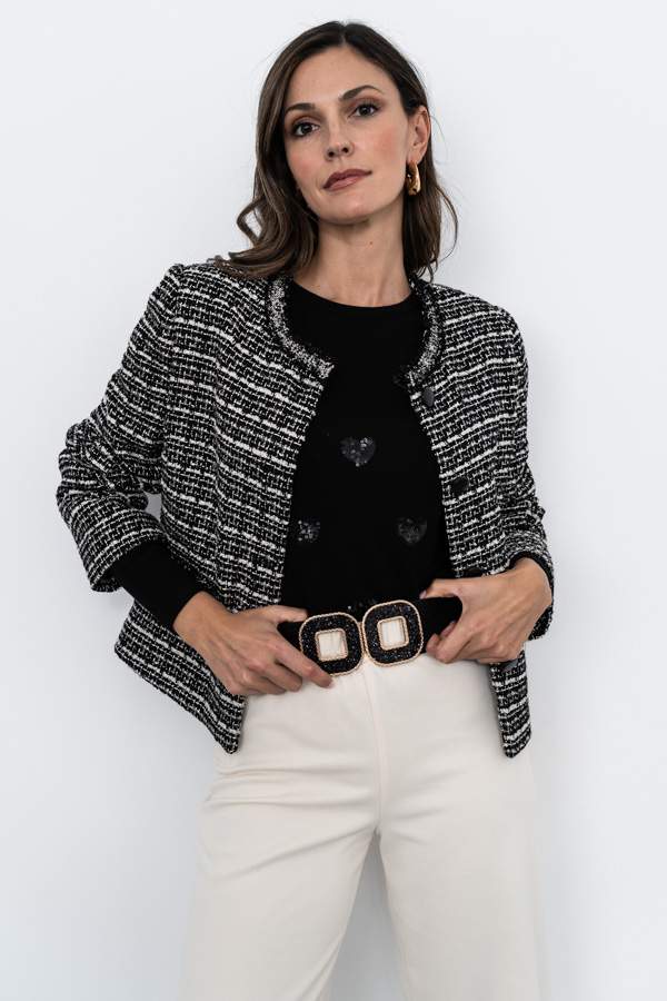 JERSEY CORAZONES LENTEJUELAS NEGRO