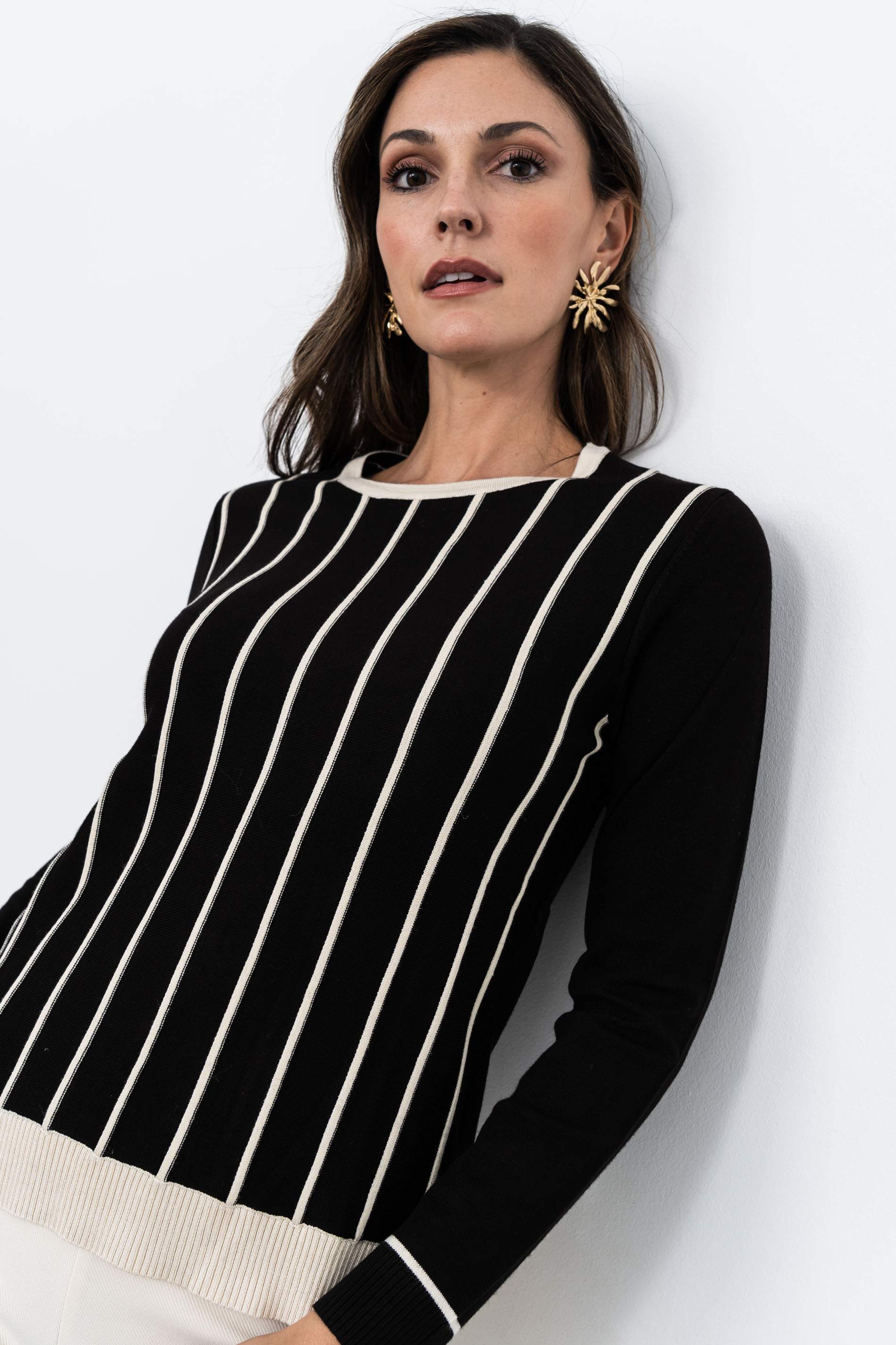 JERSEY NERVIOS CONTRASTE NEGRO