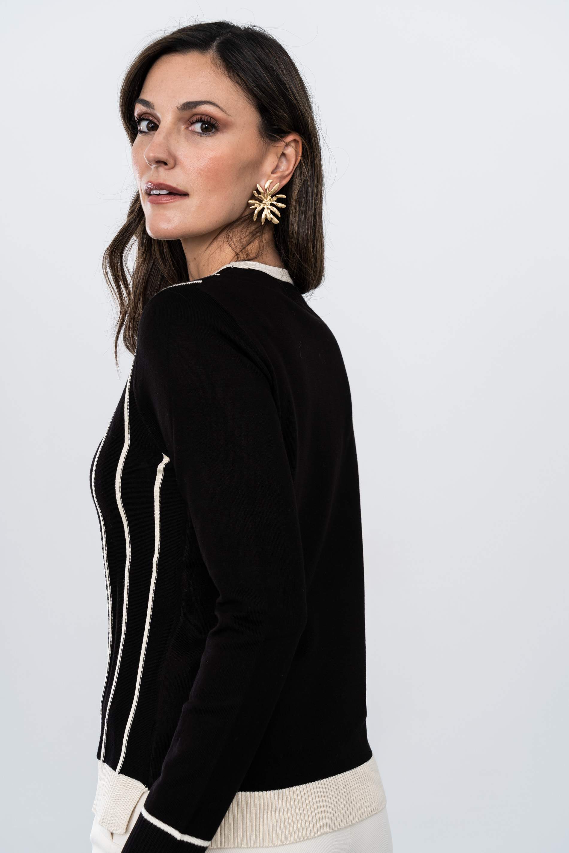 JERSEY NERVIOS CONTRASTE NEGRO