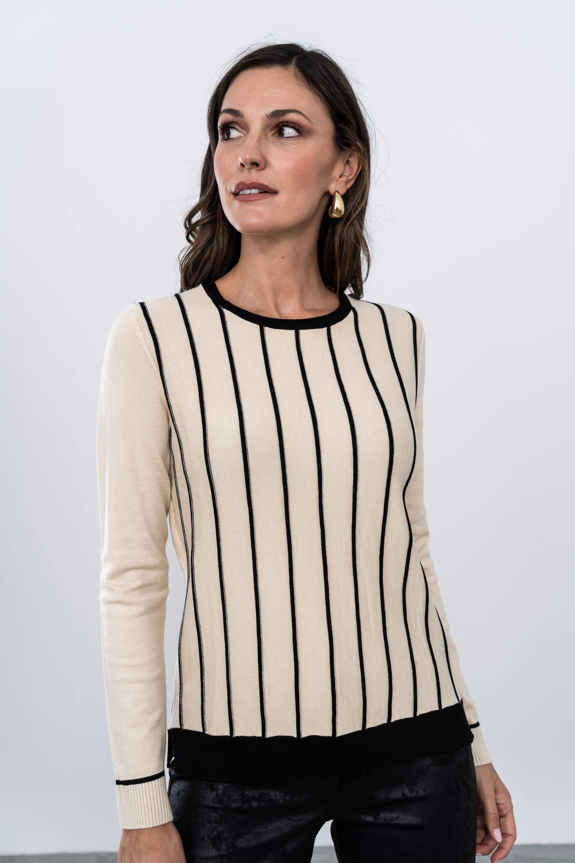 JERSEY NERVIOS CONTRASTE PIEDRA