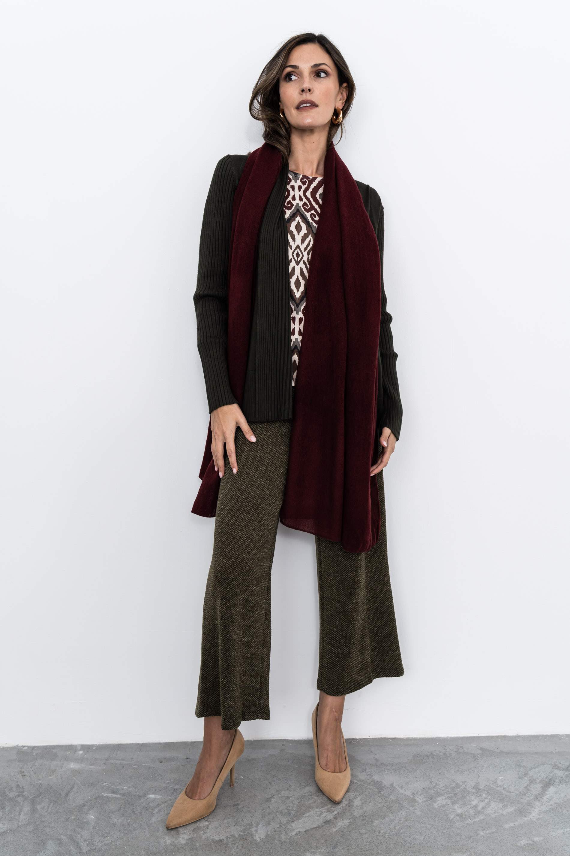 CHAQUETA CANALÉ COMBINADO KAKI