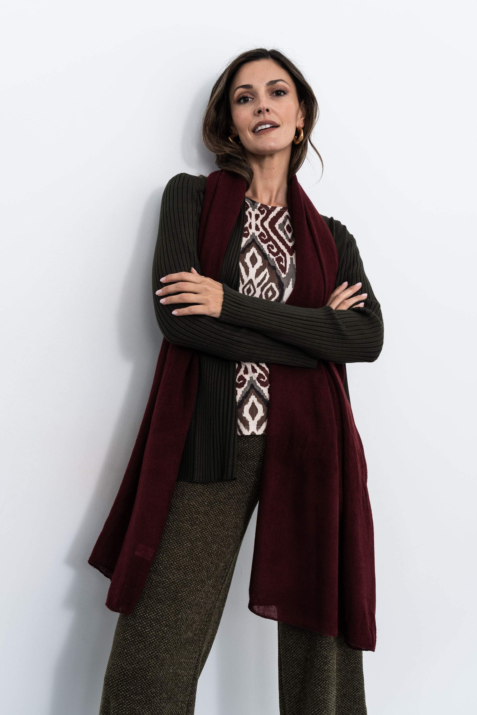 CHAQUETA CANALÉ COMBINADO KAKI