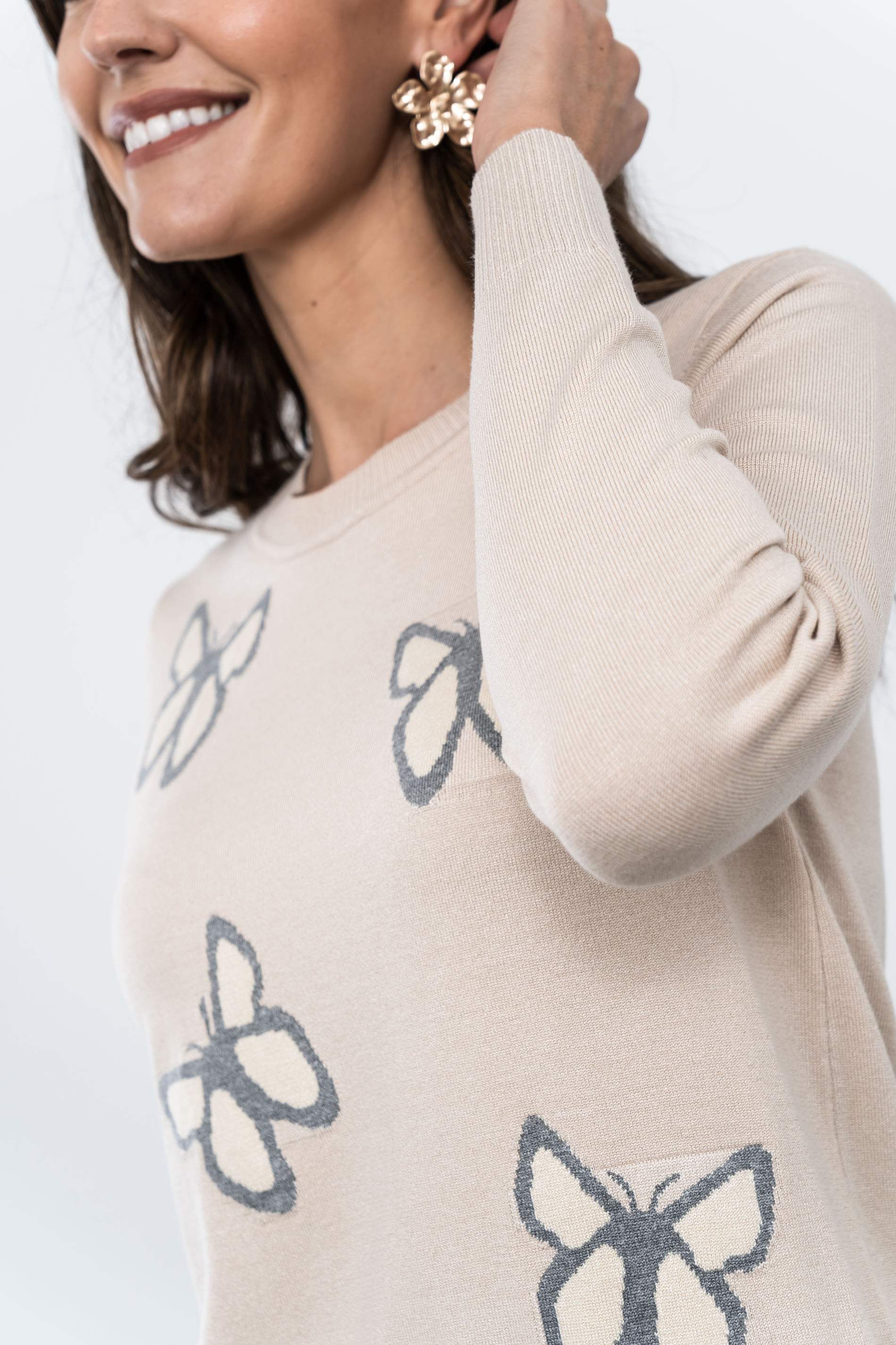 JERSEY JACQUARD MARIPOSAS