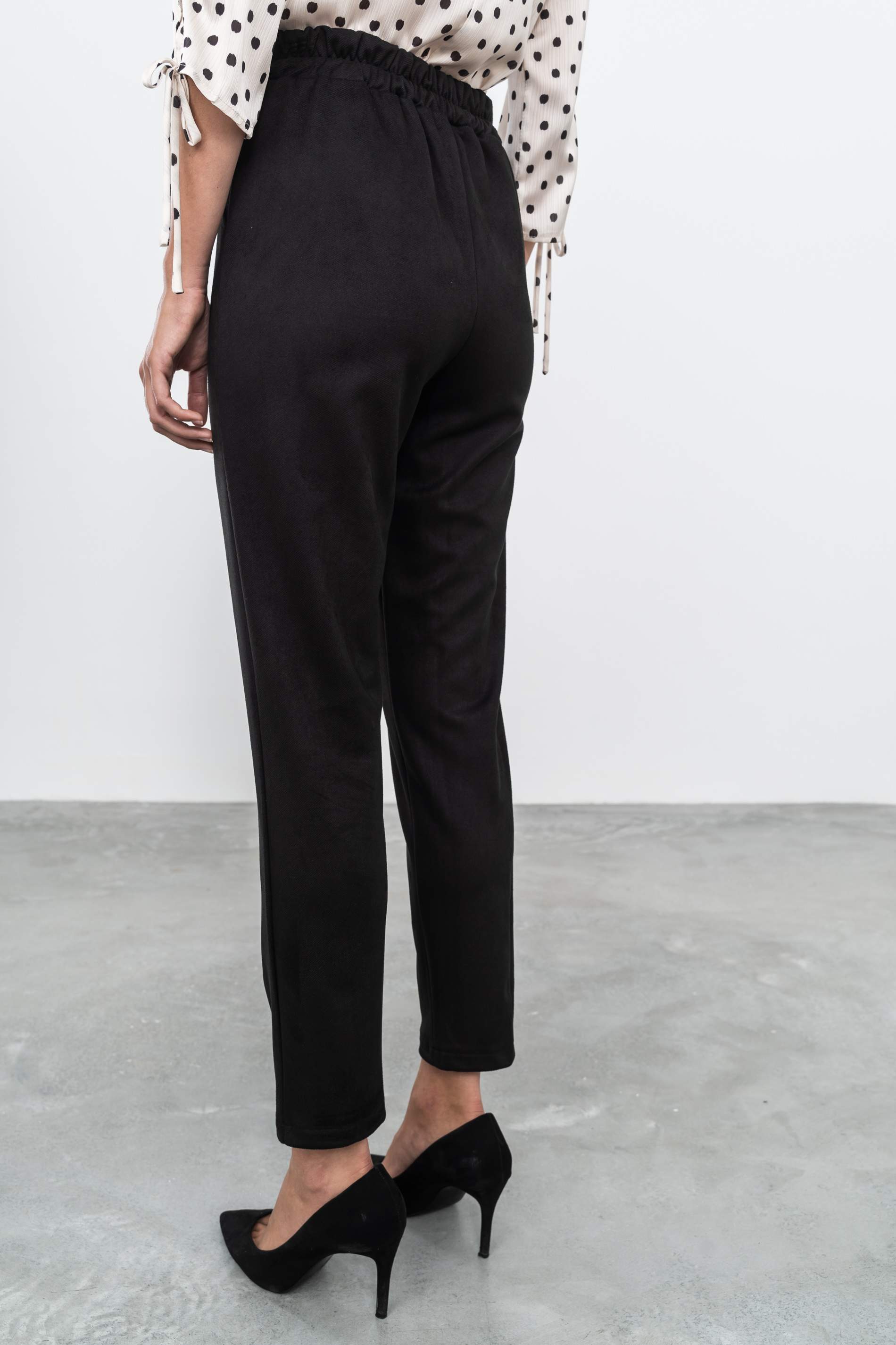 PANTALÓN GOMA PIJAMERO NEGRO