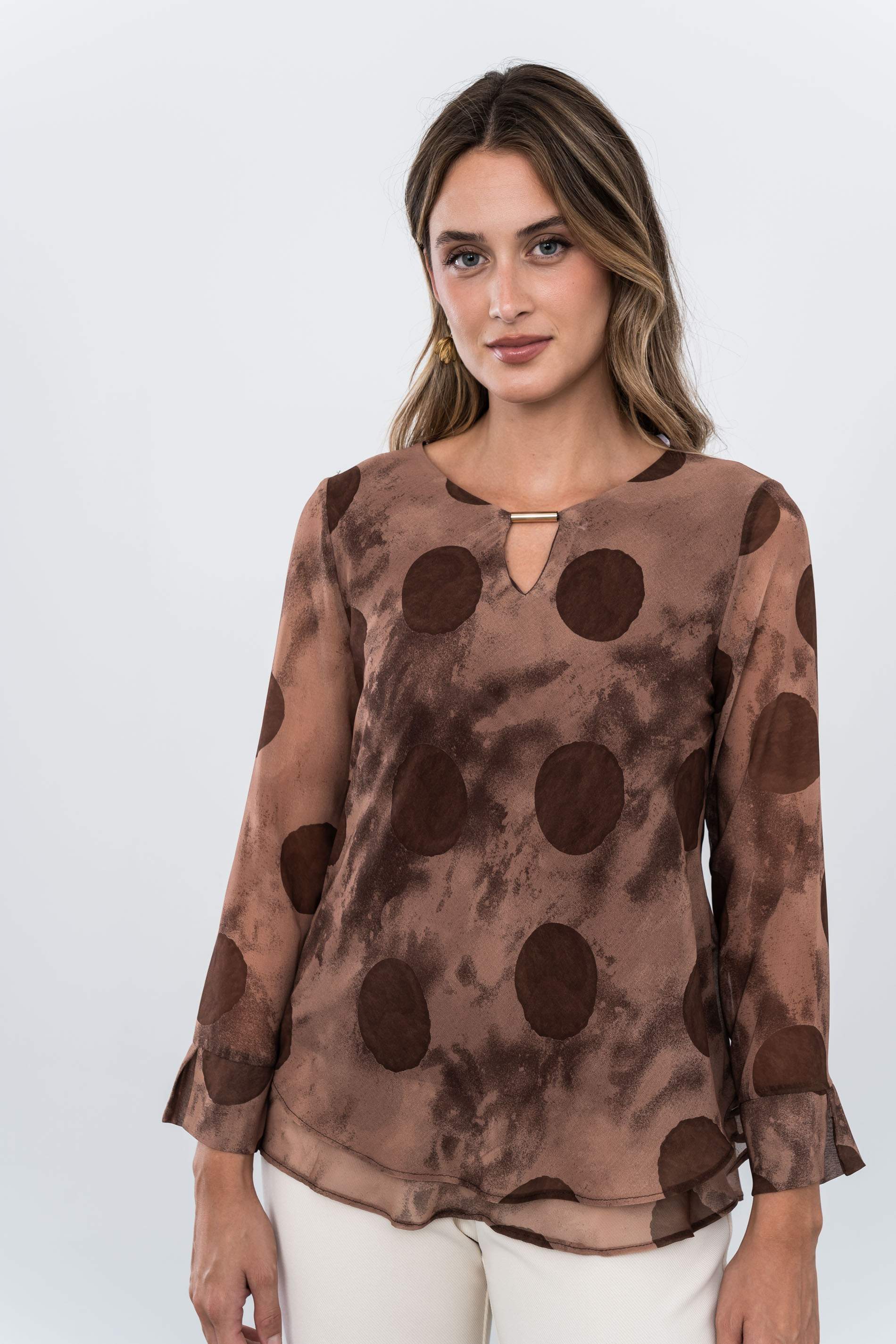 BLUSA DOBLE CAPA TOPO 