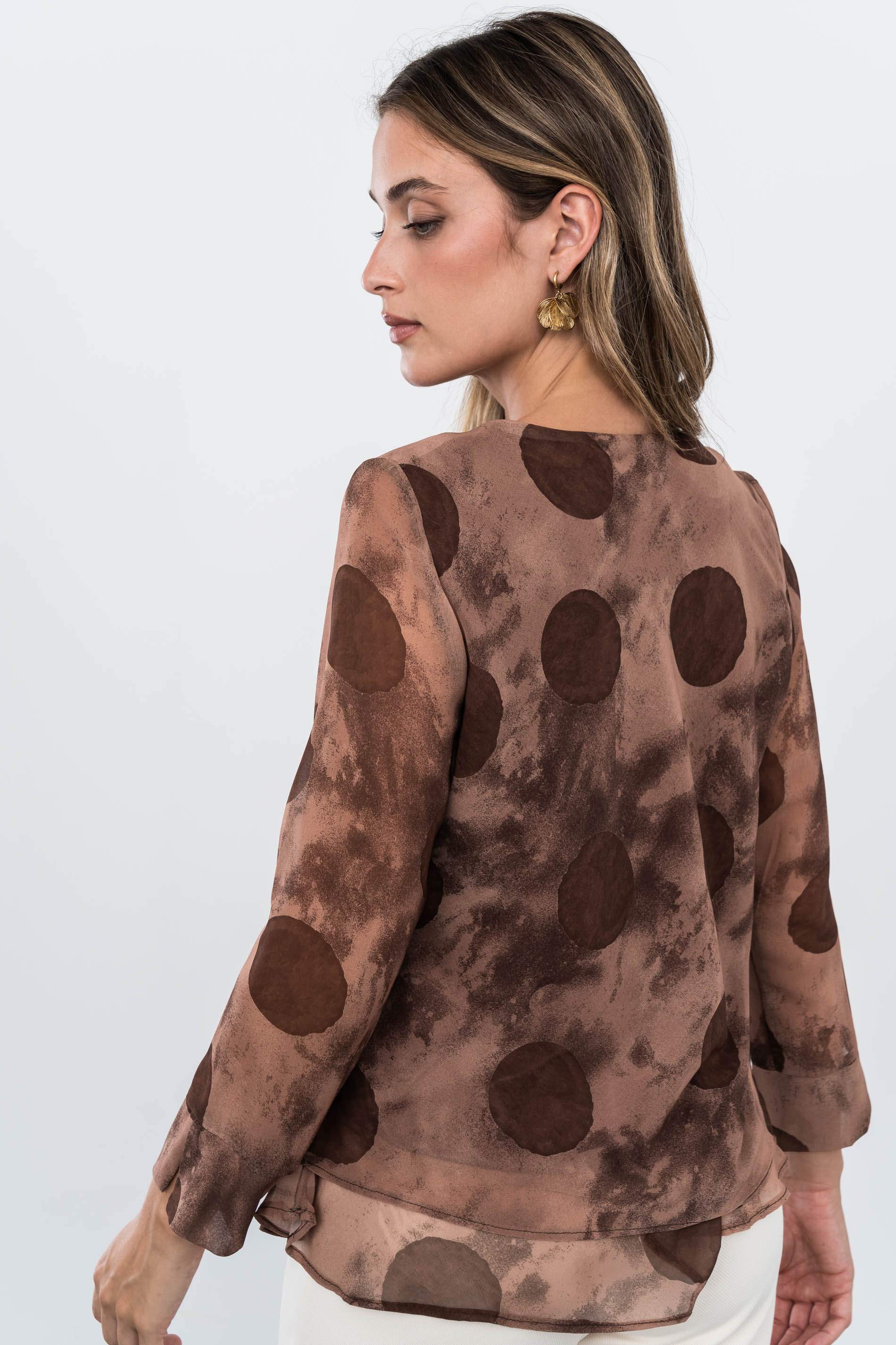 BLUSA DOBLE CAPA TOPO 