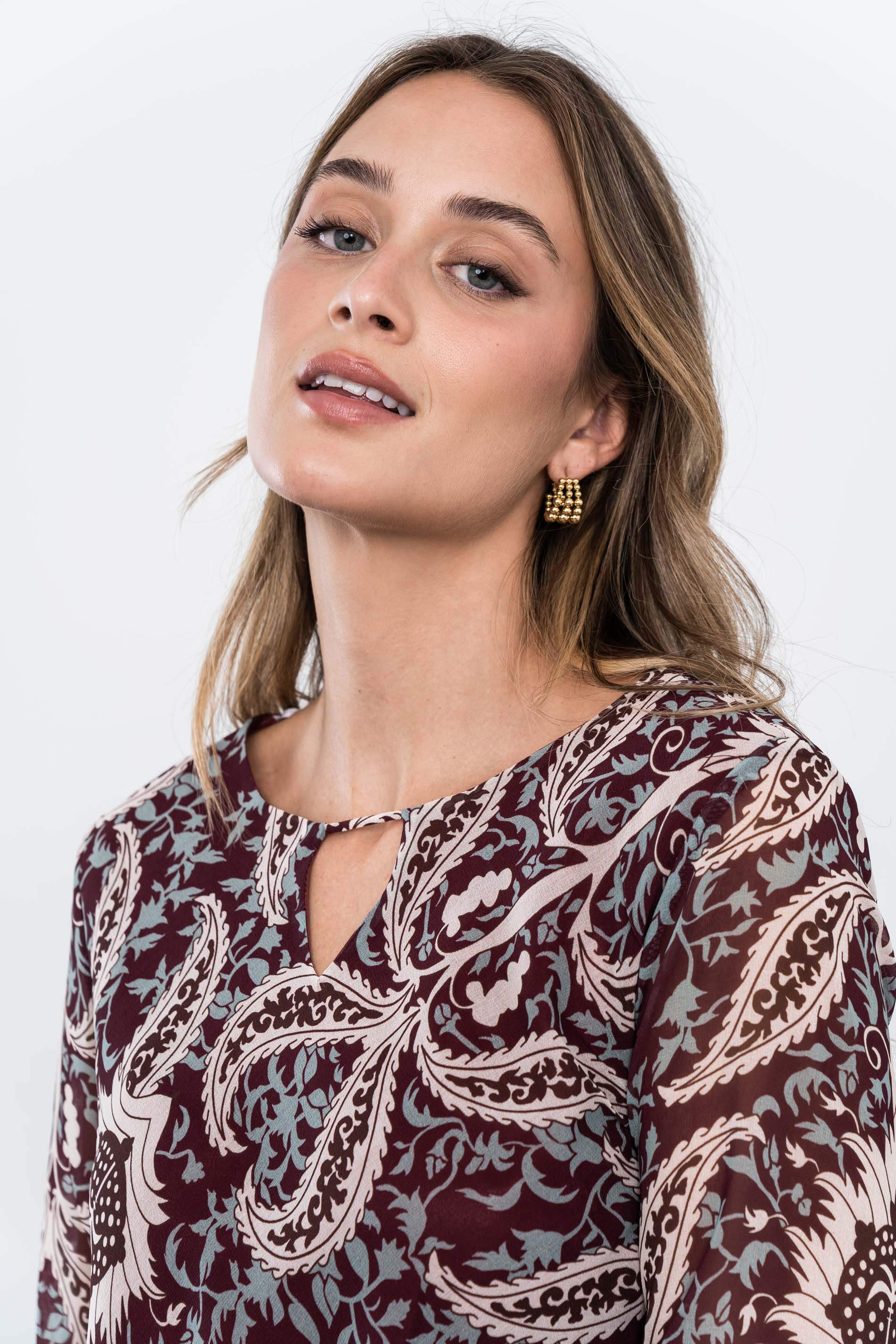 BLUSA CACHEMIRE GRANATE