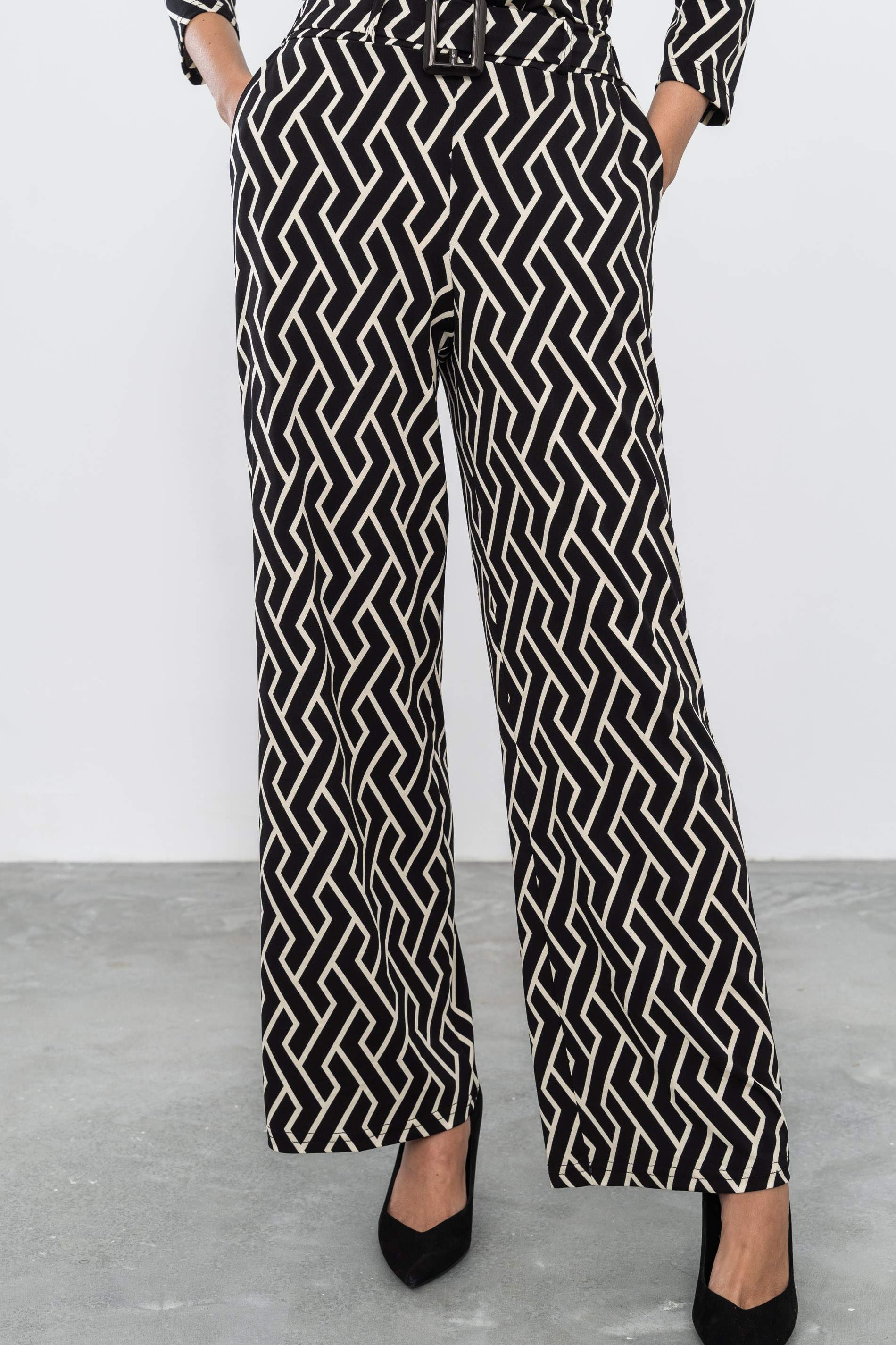 PANTALÓN GOMA HEBILLA GEOMÉTRICO