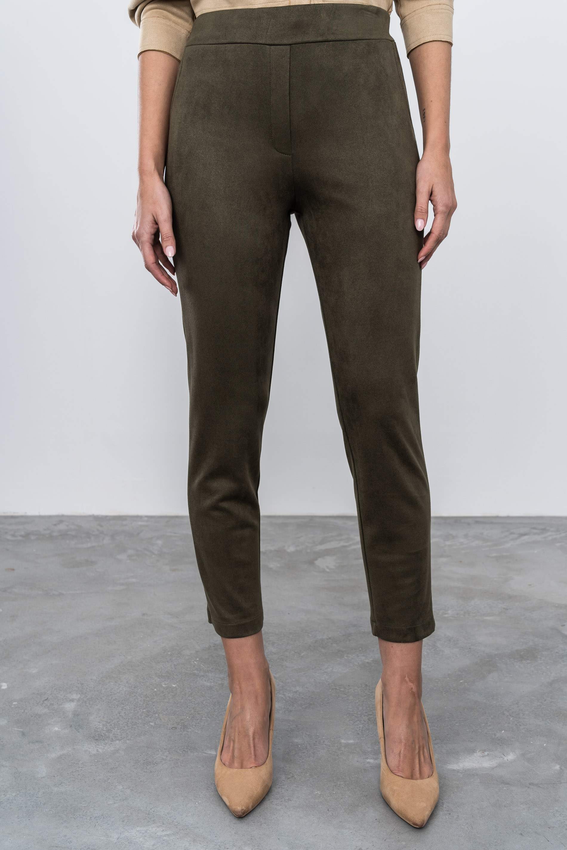 PANTALÓN PIJAMERO EFECTO ANTE KAKI