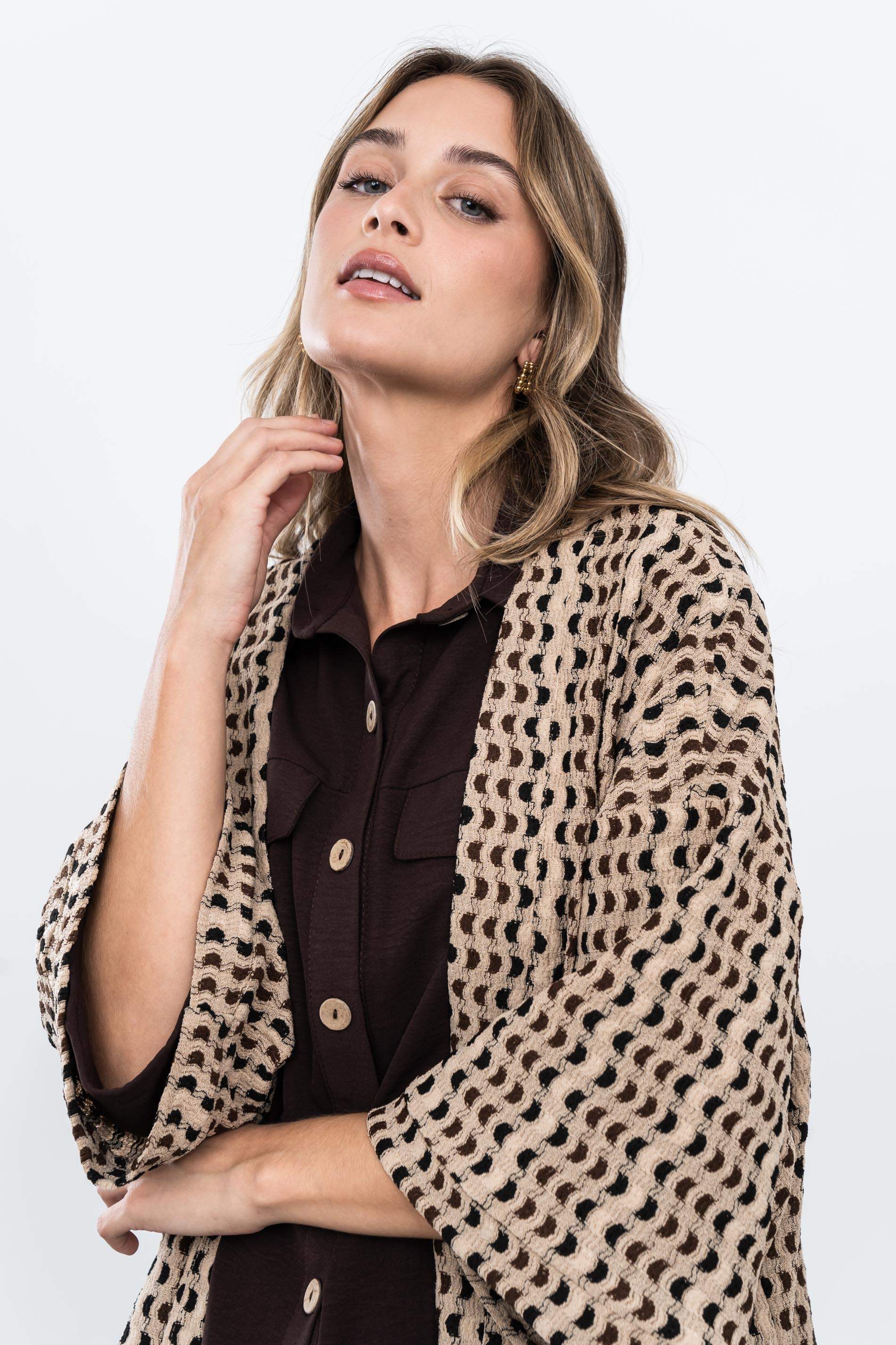 KIMONO PUNTO JACQUARD