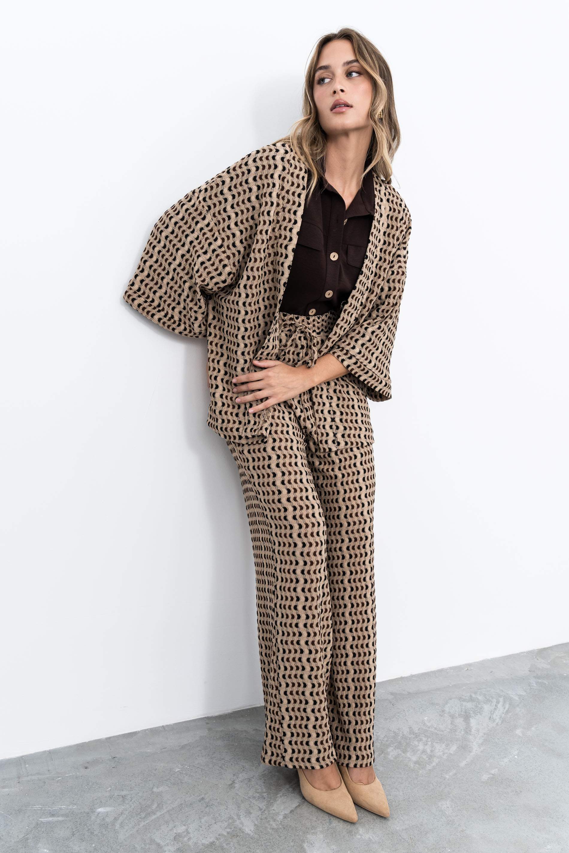 PANTALÓN PUNTO JACQUARD