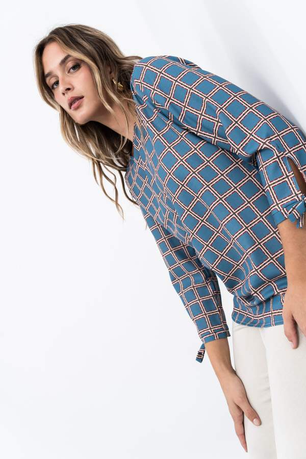 BLUSA CUADRO LACITOS