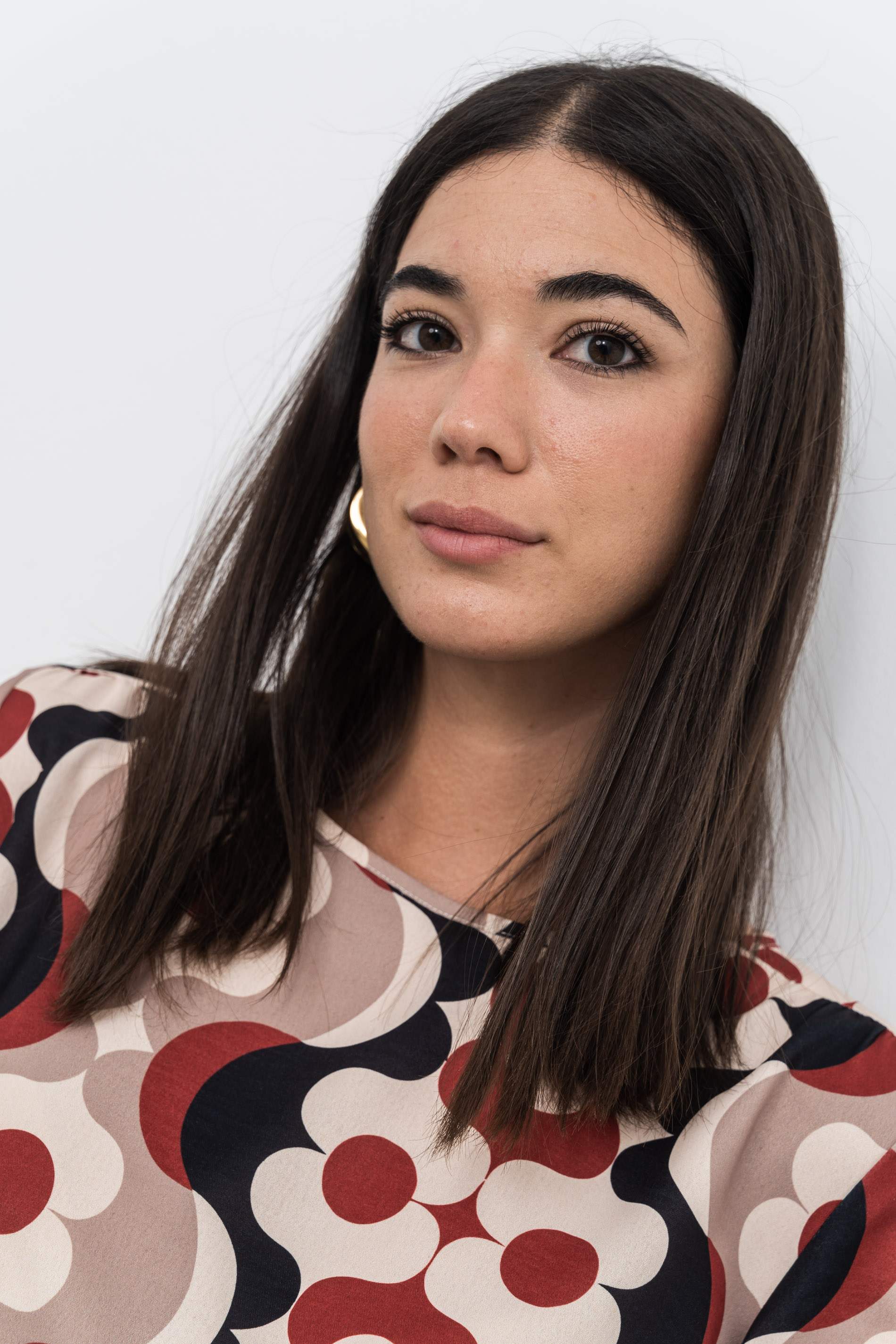 BLUSA FLOR GEOMÉTRICA