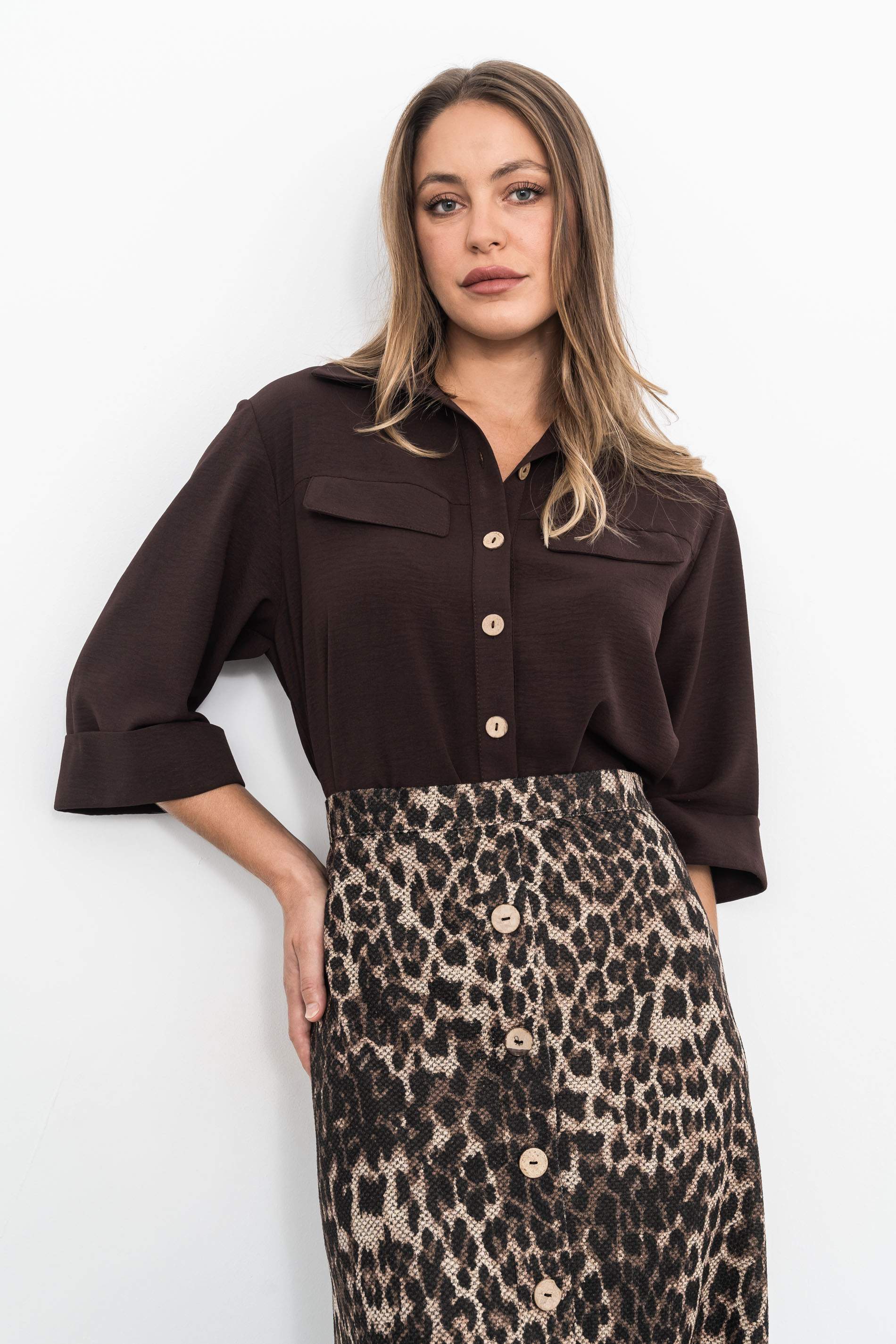 FALDA ANIMAL BOTONES