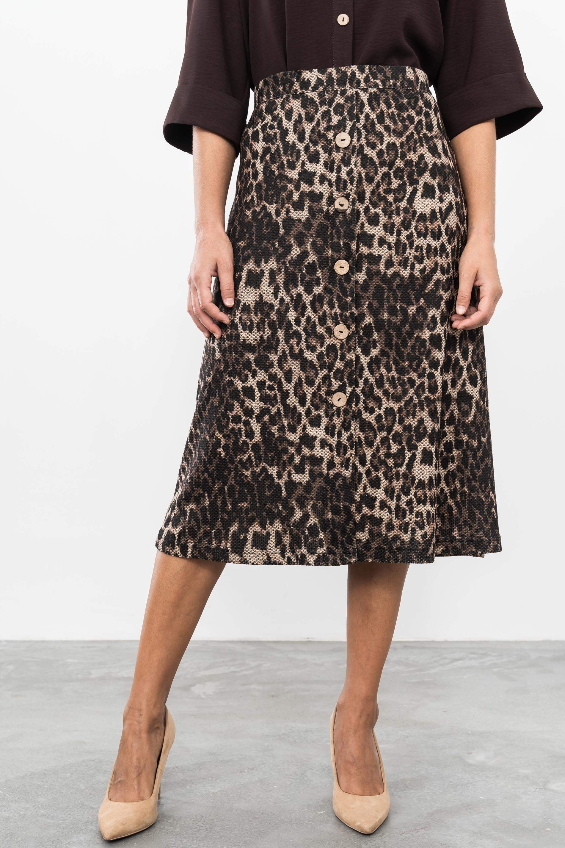 FALDA ANIMAL BOTONES