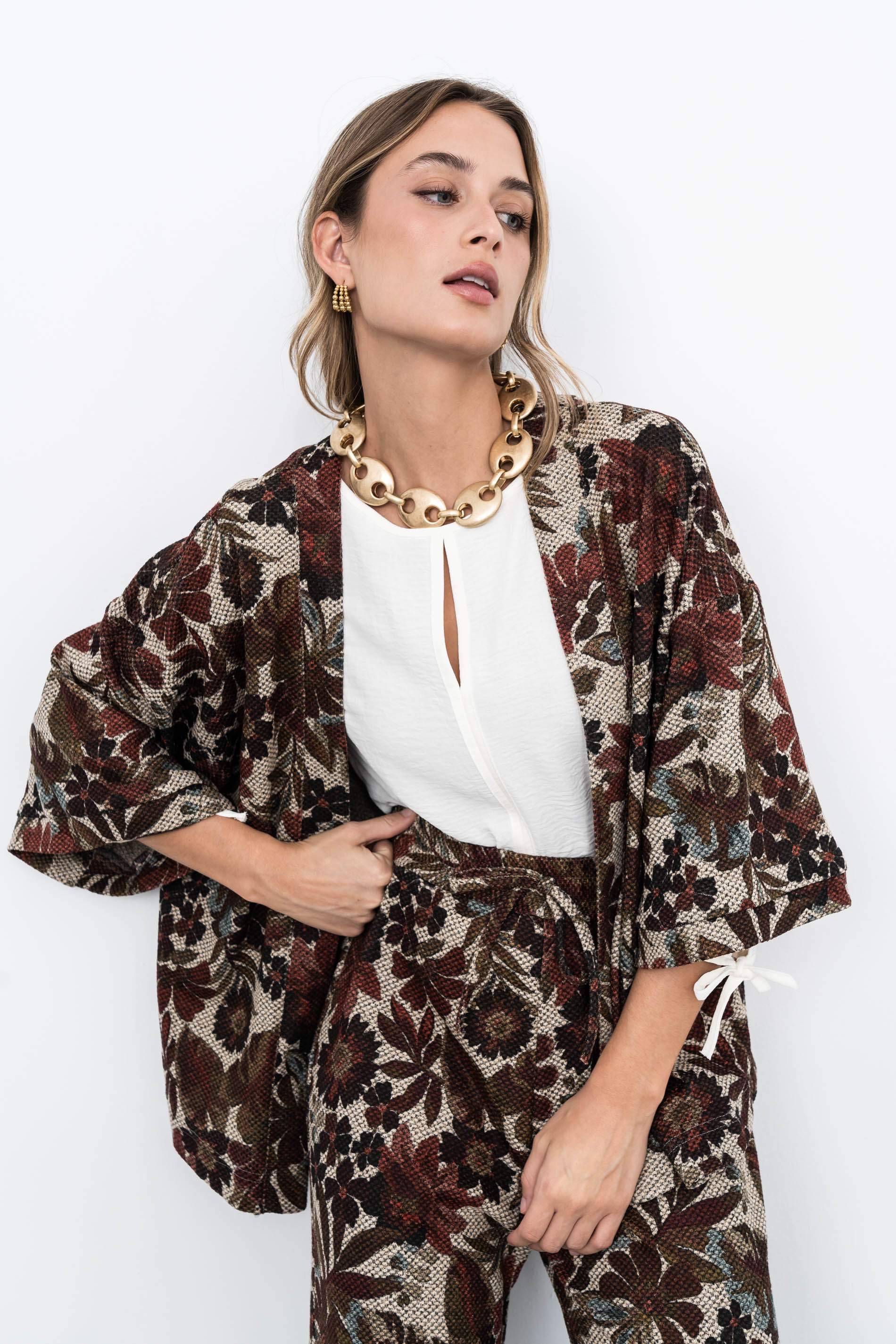 KIMONO PUNTO FLORES