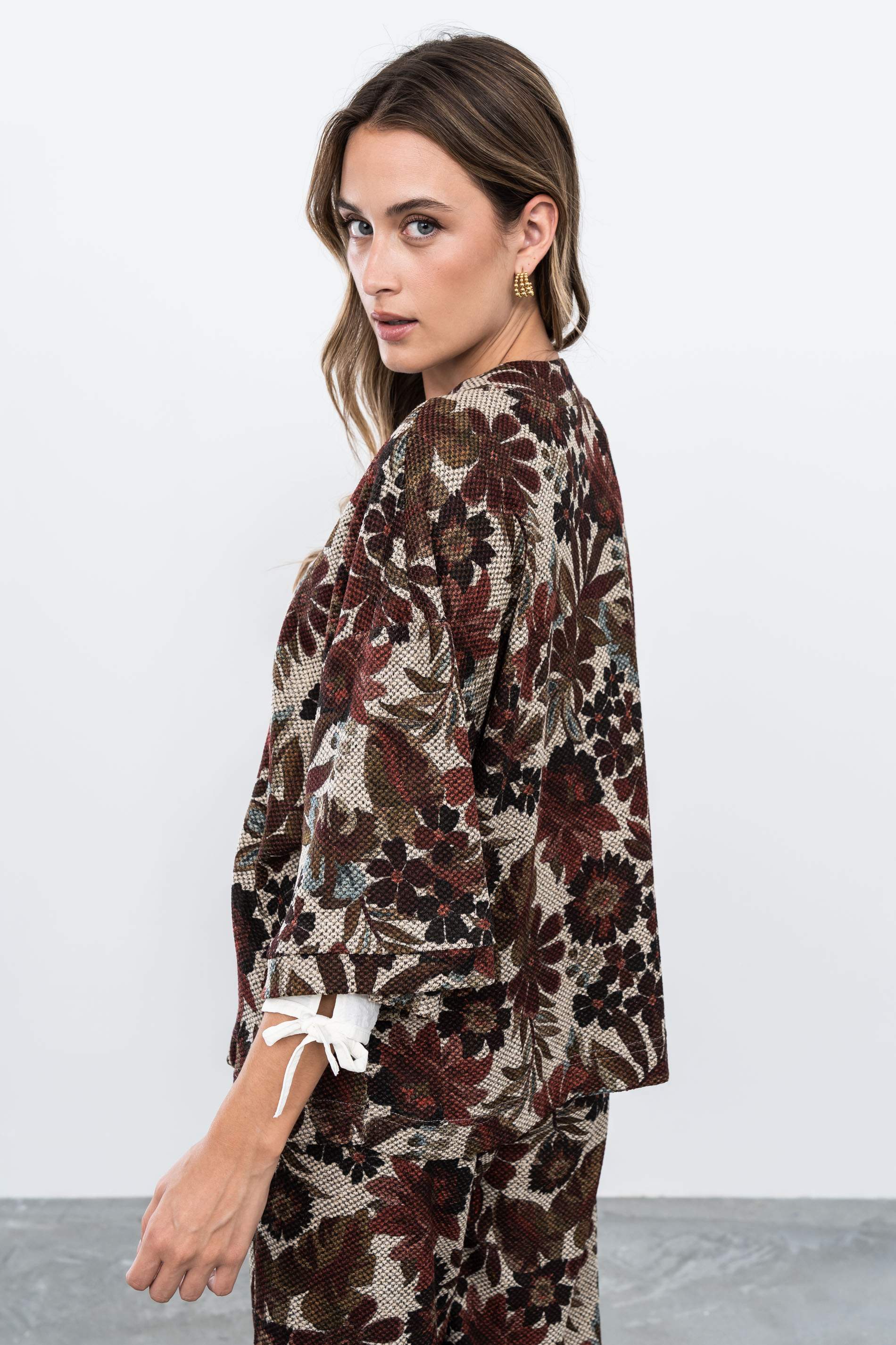 KIMONO PUNTO FLORES