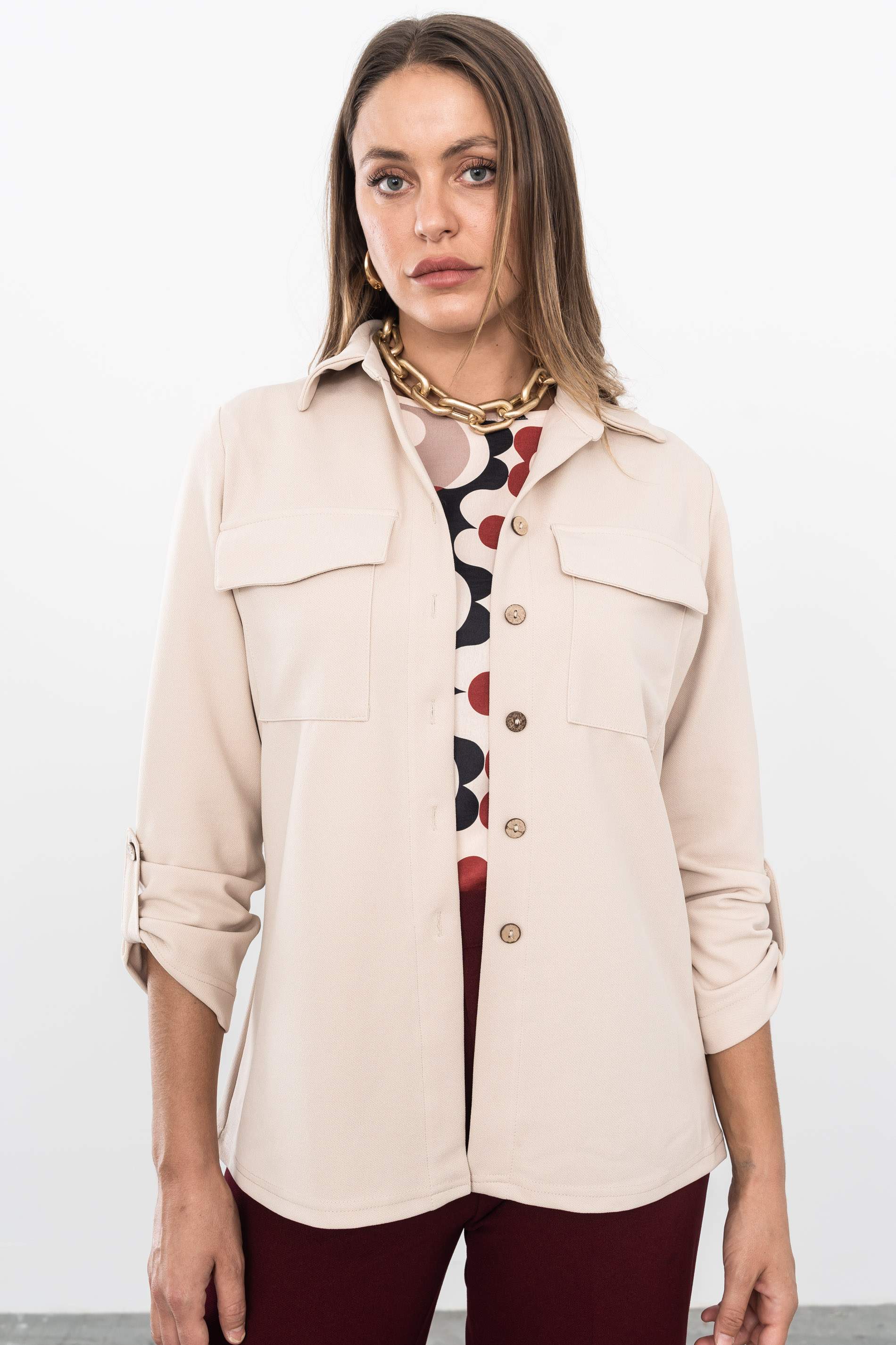 SOBRECAMISA BOLSILLOS ARENA