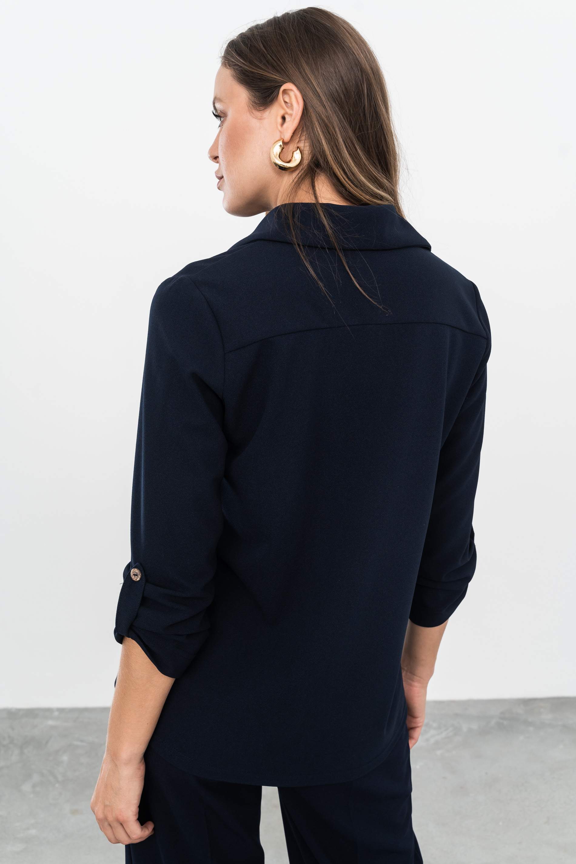 SOBRECAMISA BOLSILLOS MARINO