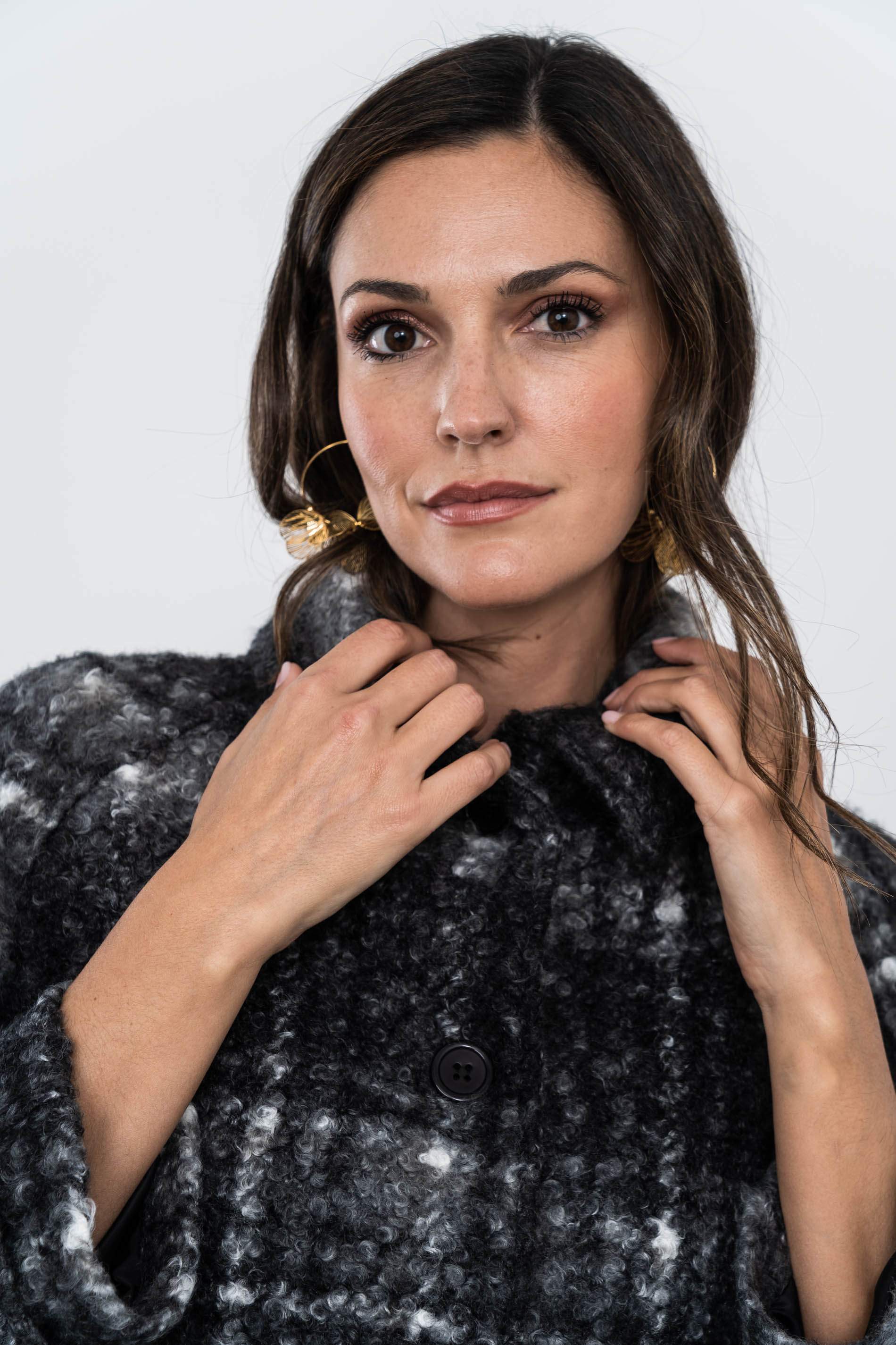 CHAQUETÓN CUADROS MEZCLA