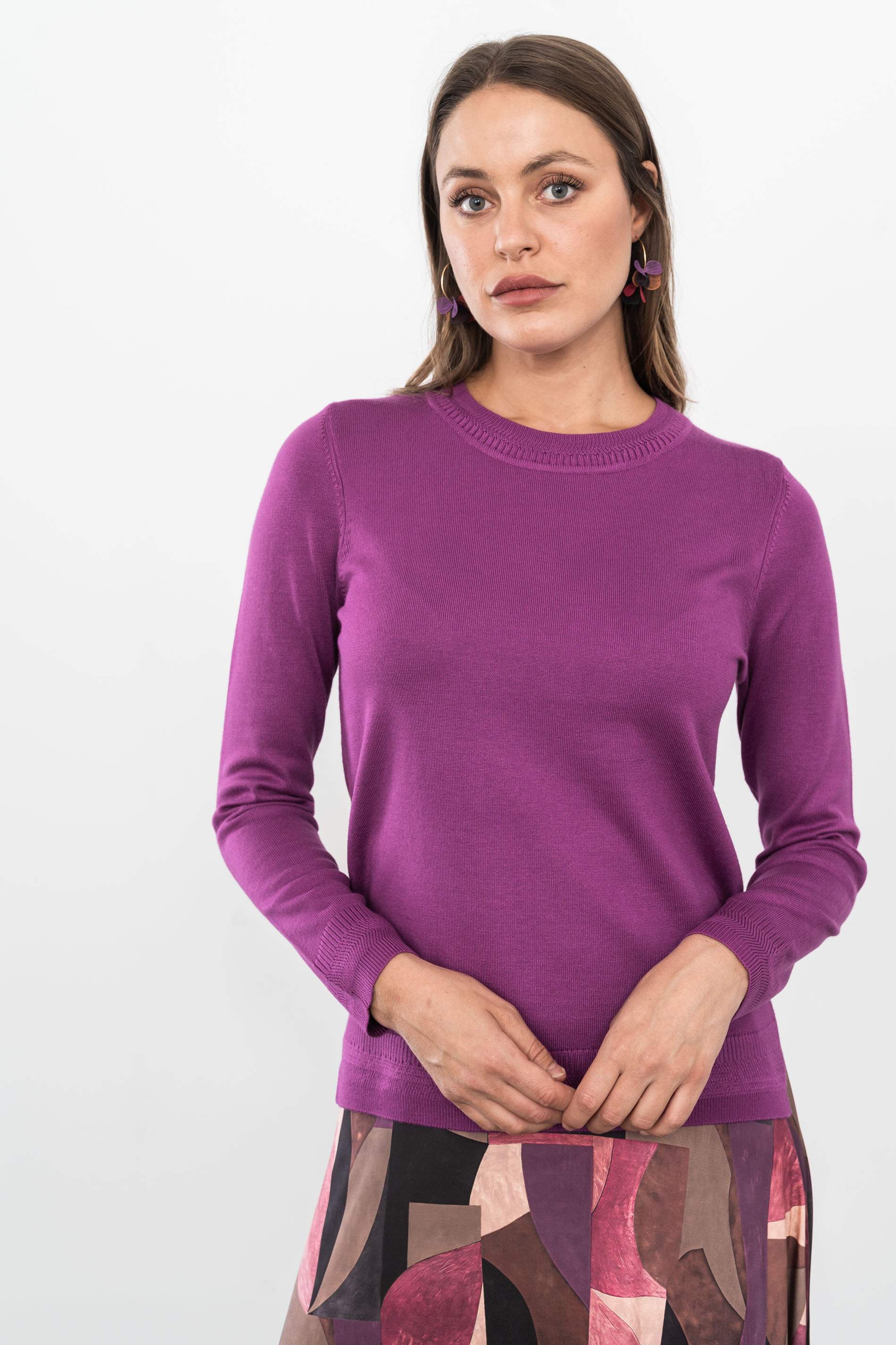 JERSEY CUELLO CAJA DETALLE VIOLETA