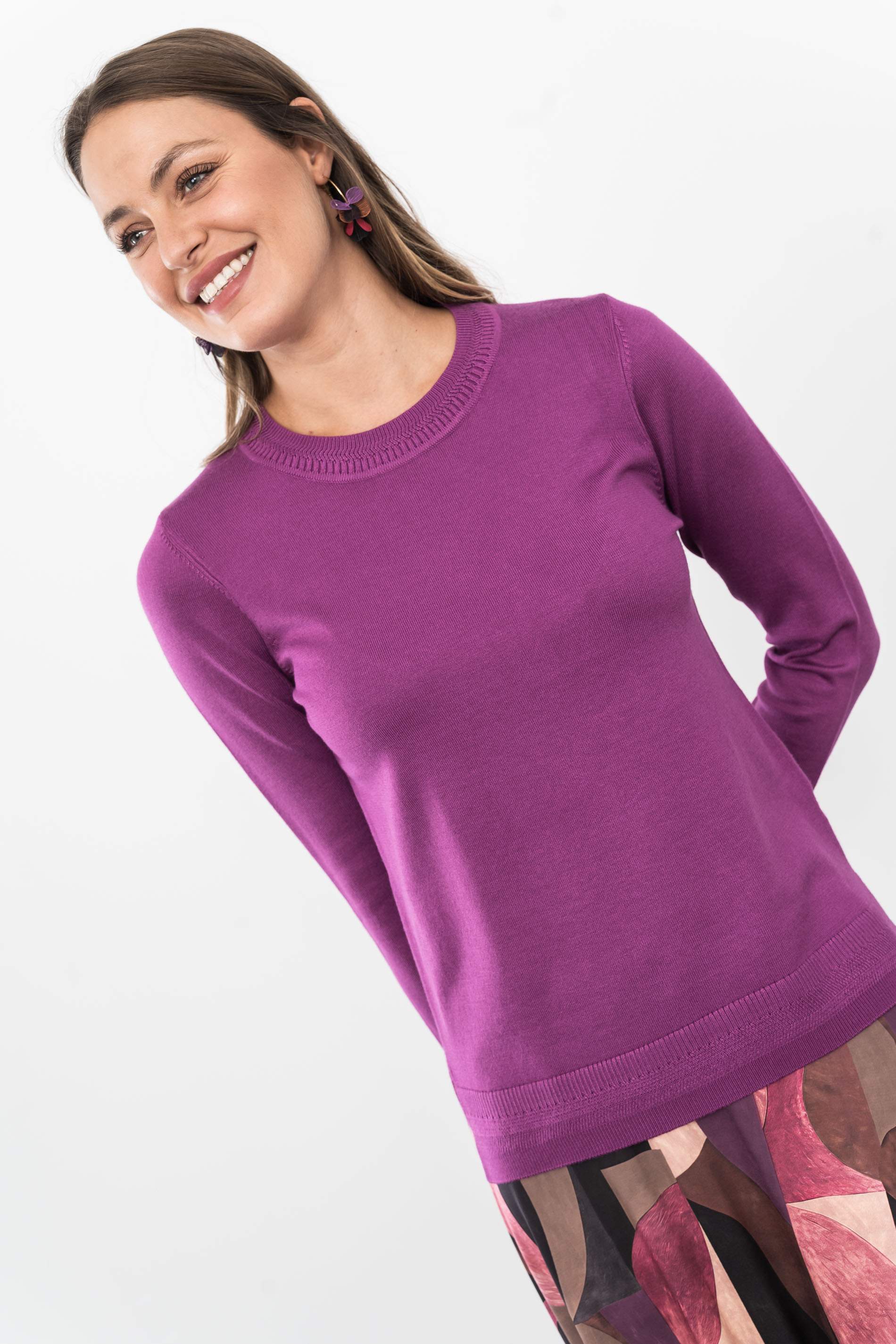 JERSEY CUELLO CAJA DETALLE VIOLETA