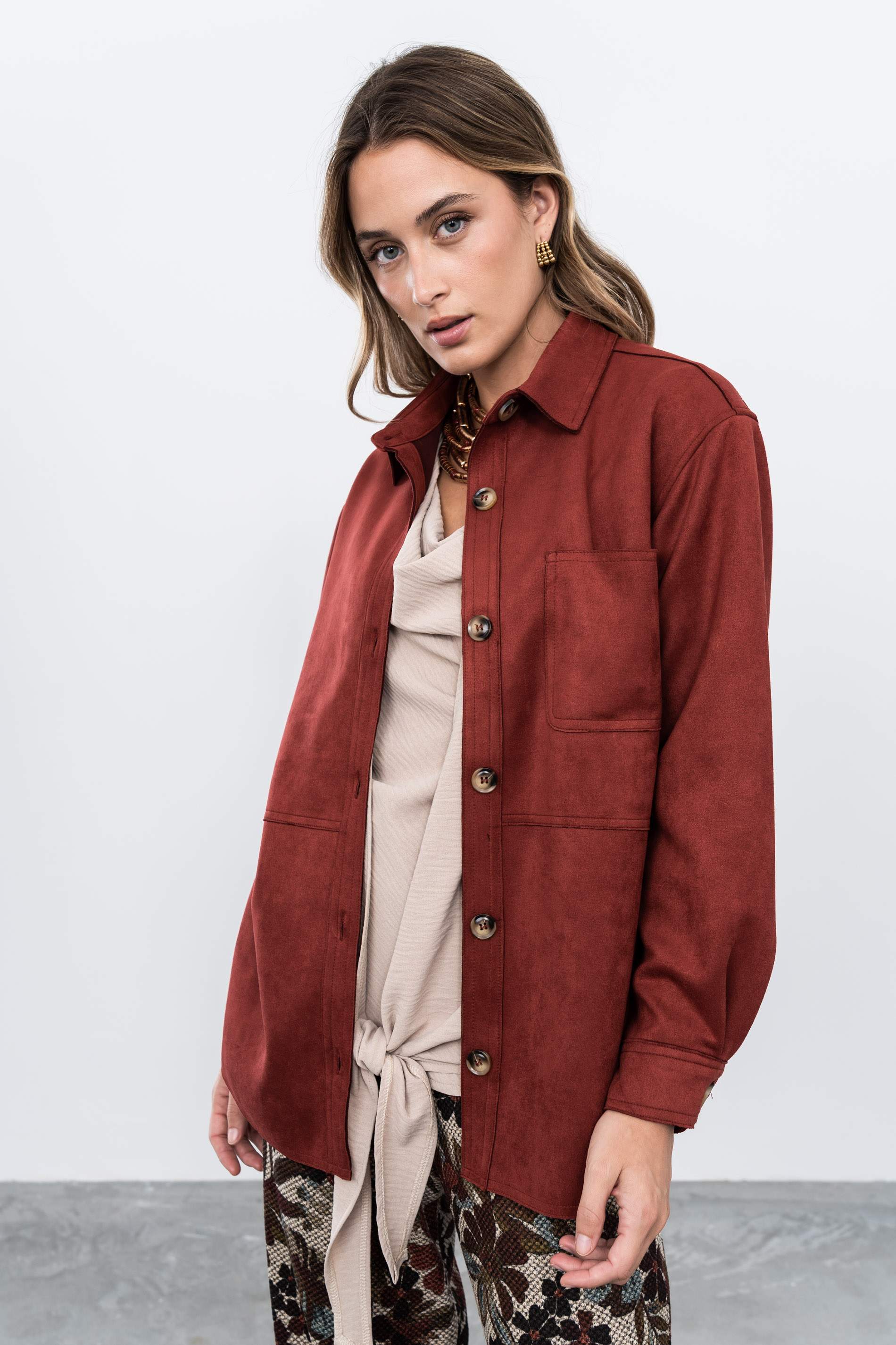 SOBRECAMISA EFECTO ANTE TEJA