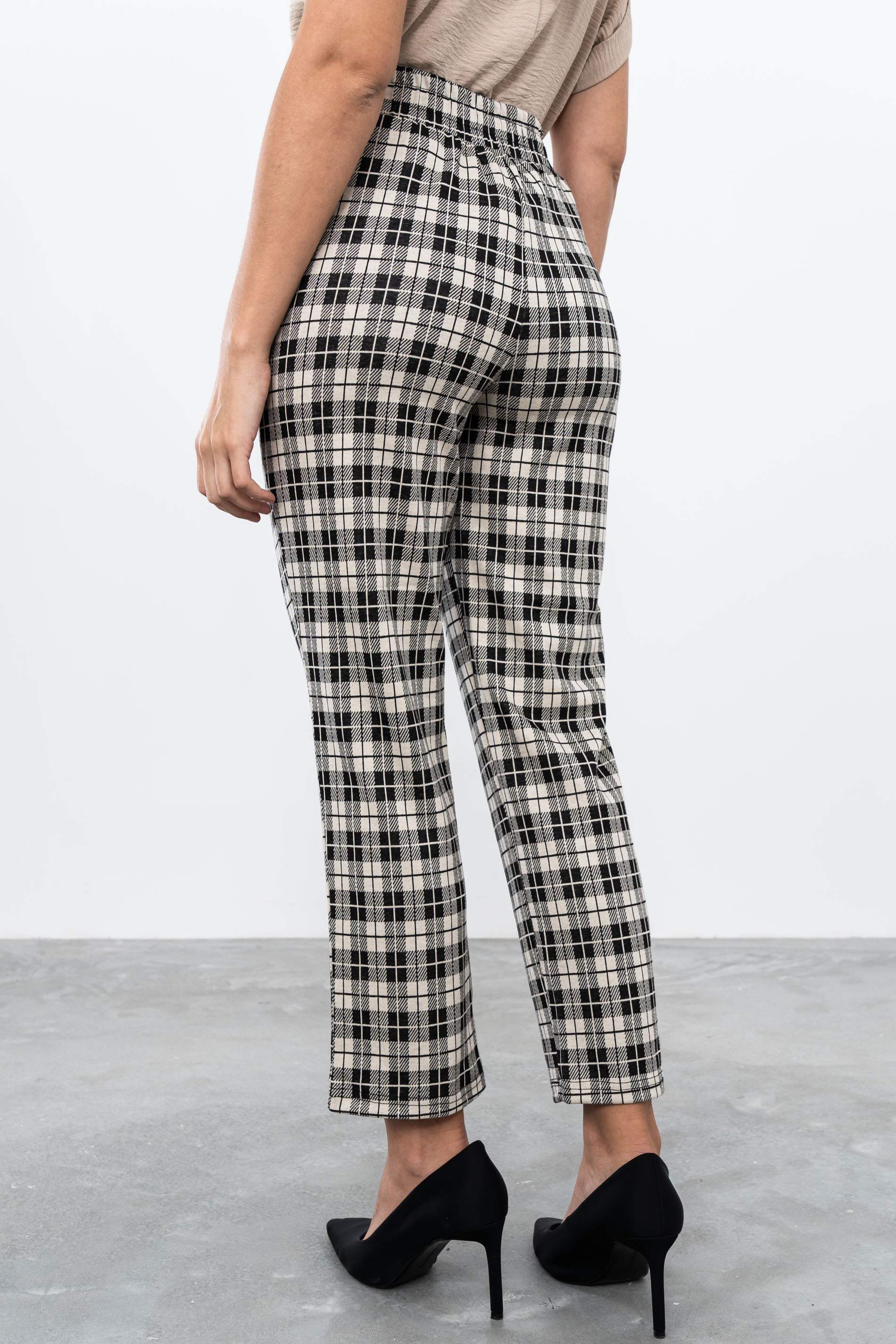 PANTALÓN CUADRO BICOLOR 