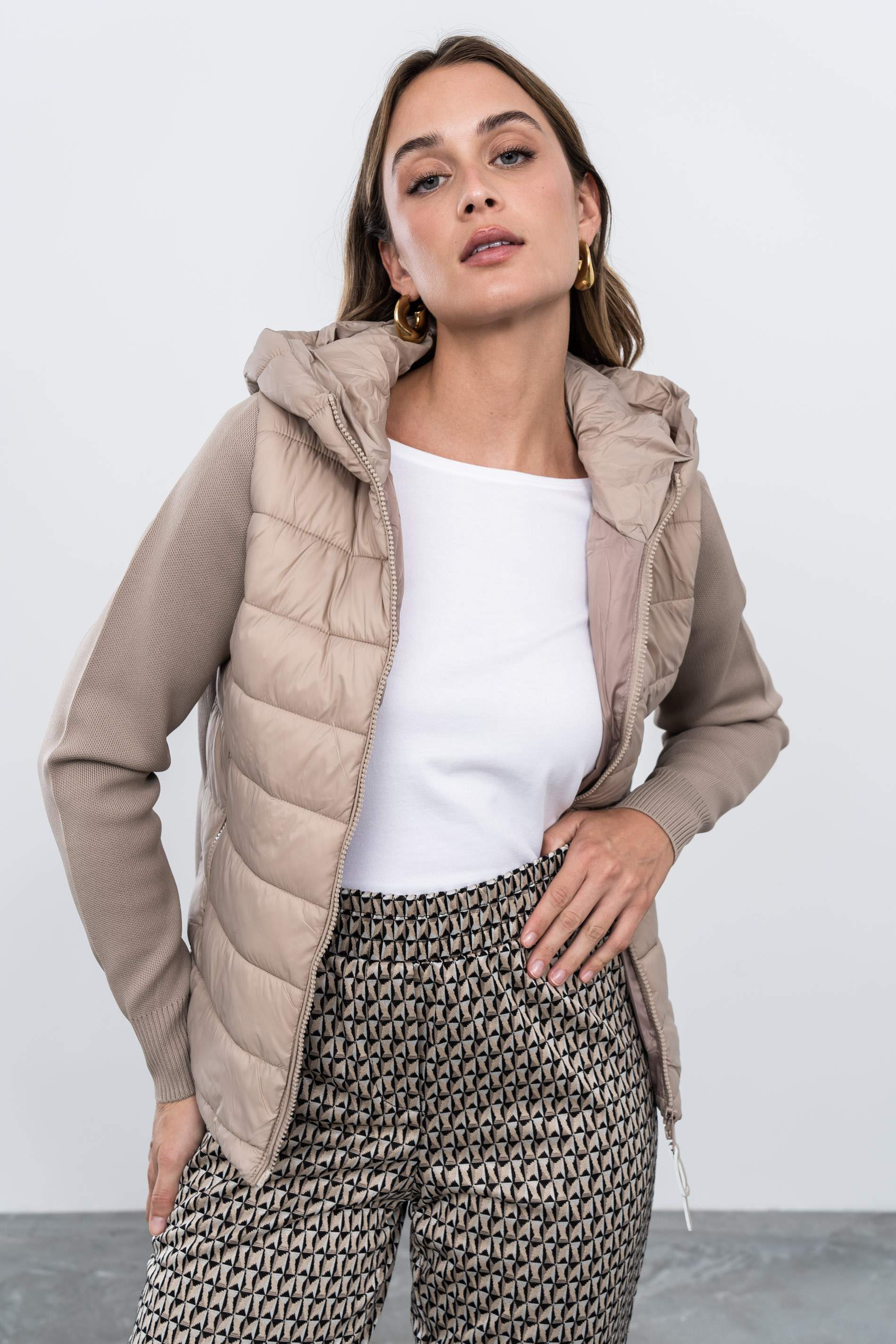 PANTALÓN JACQUARD GEOMÉTRICO