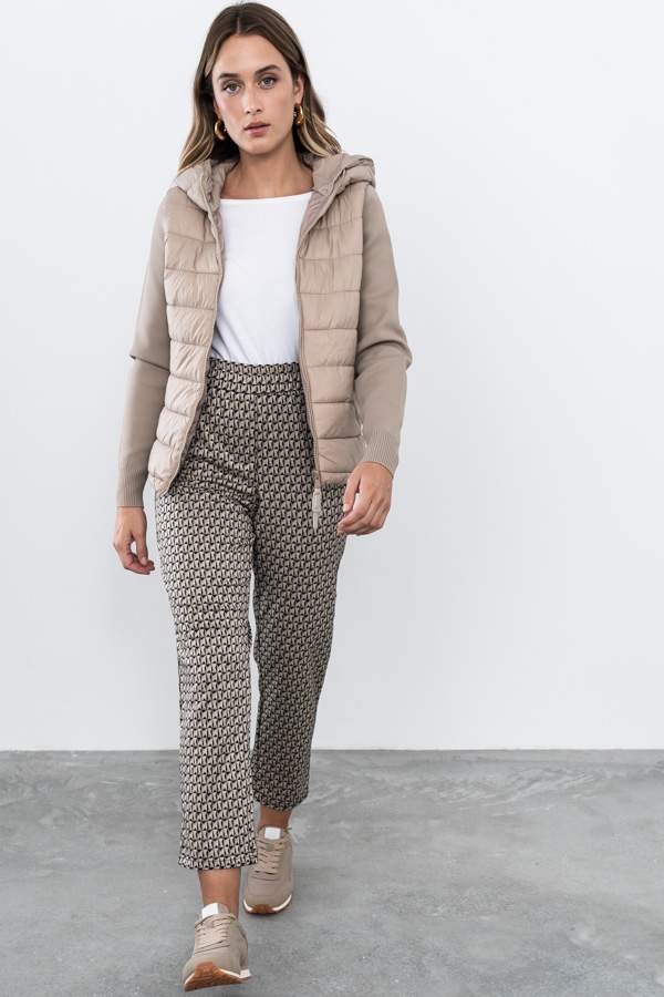 PANTALÓN JACQUARD GEOMÉTRICO