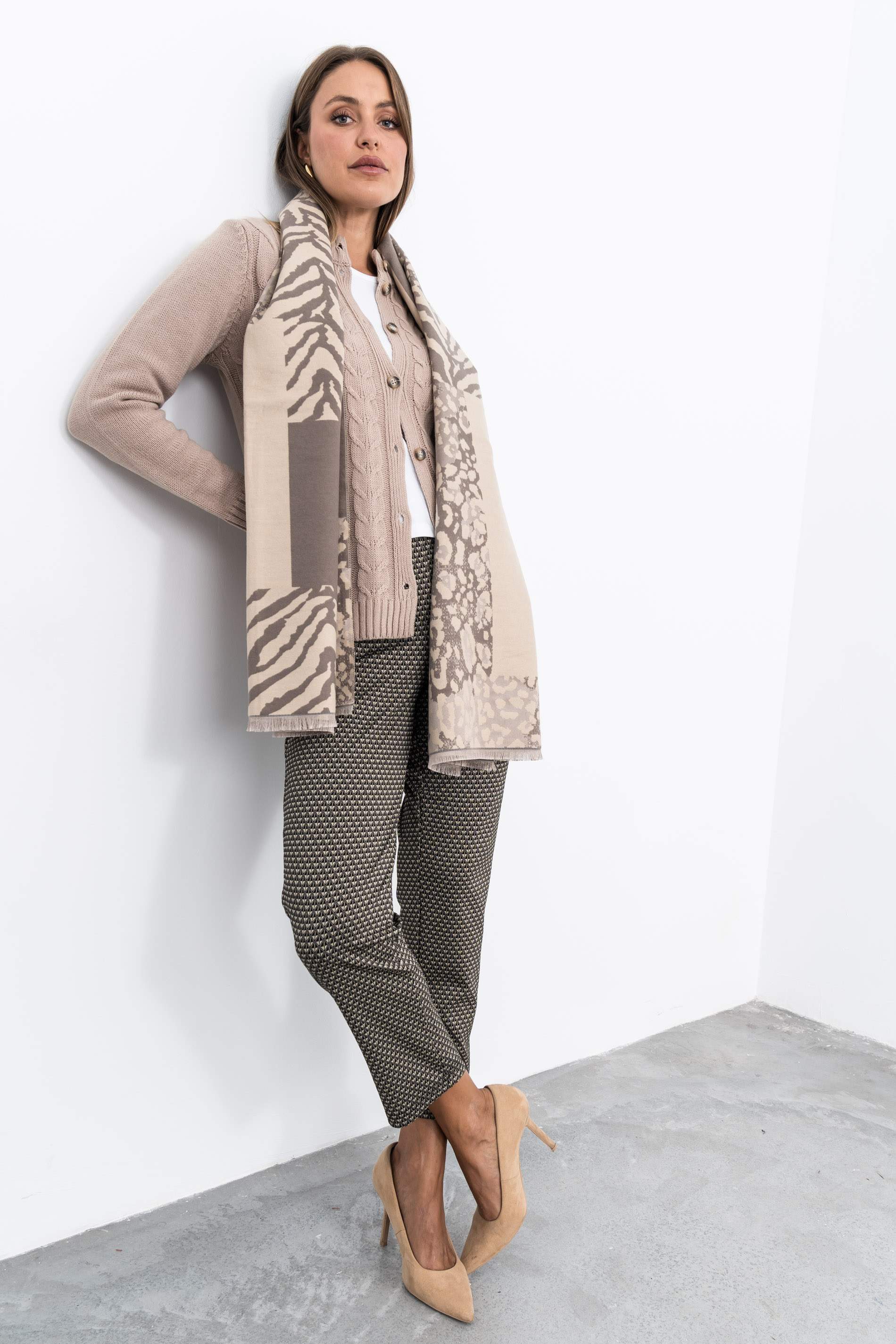 PANTALÓN JACQUARD ROMBOS