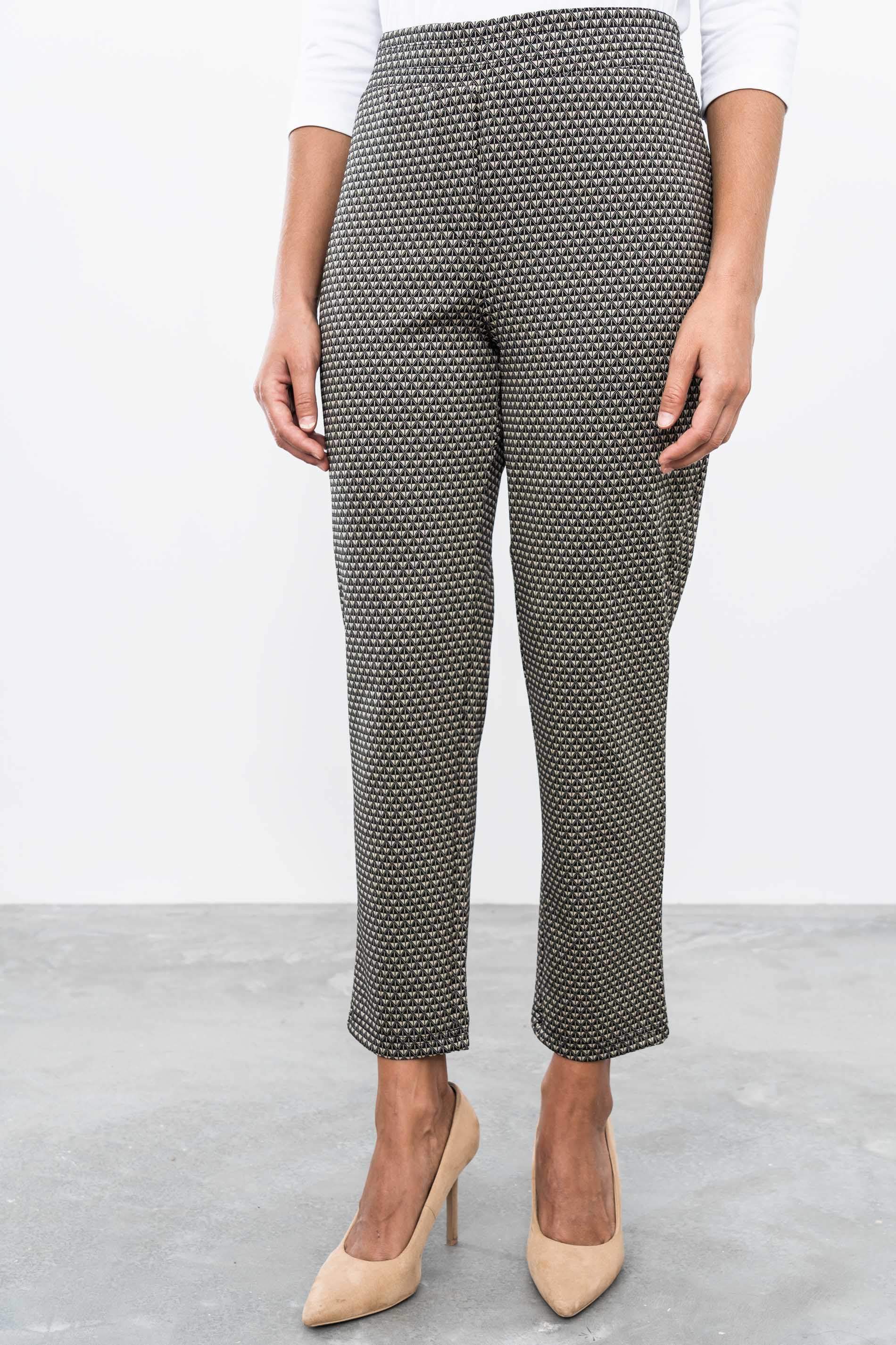 PANTALÓN JACQUARD ROMBOS