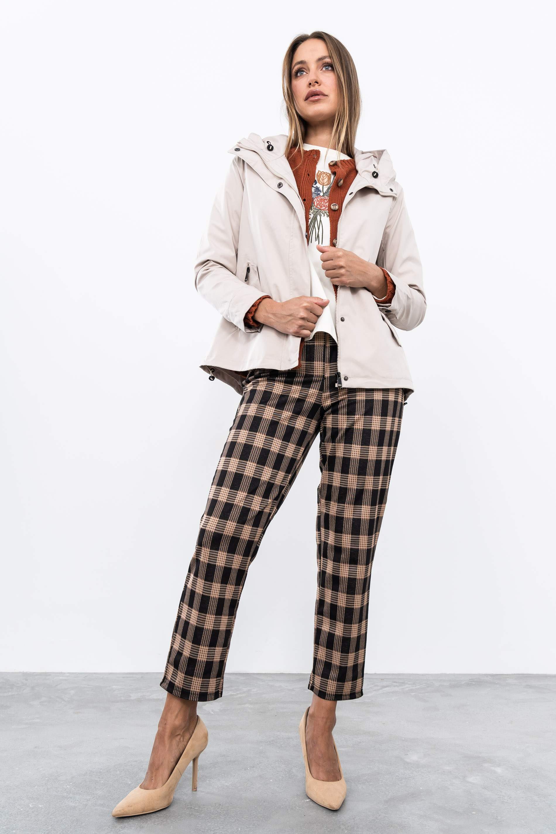 PANTALÓN PATA DE GALLO CUADROS