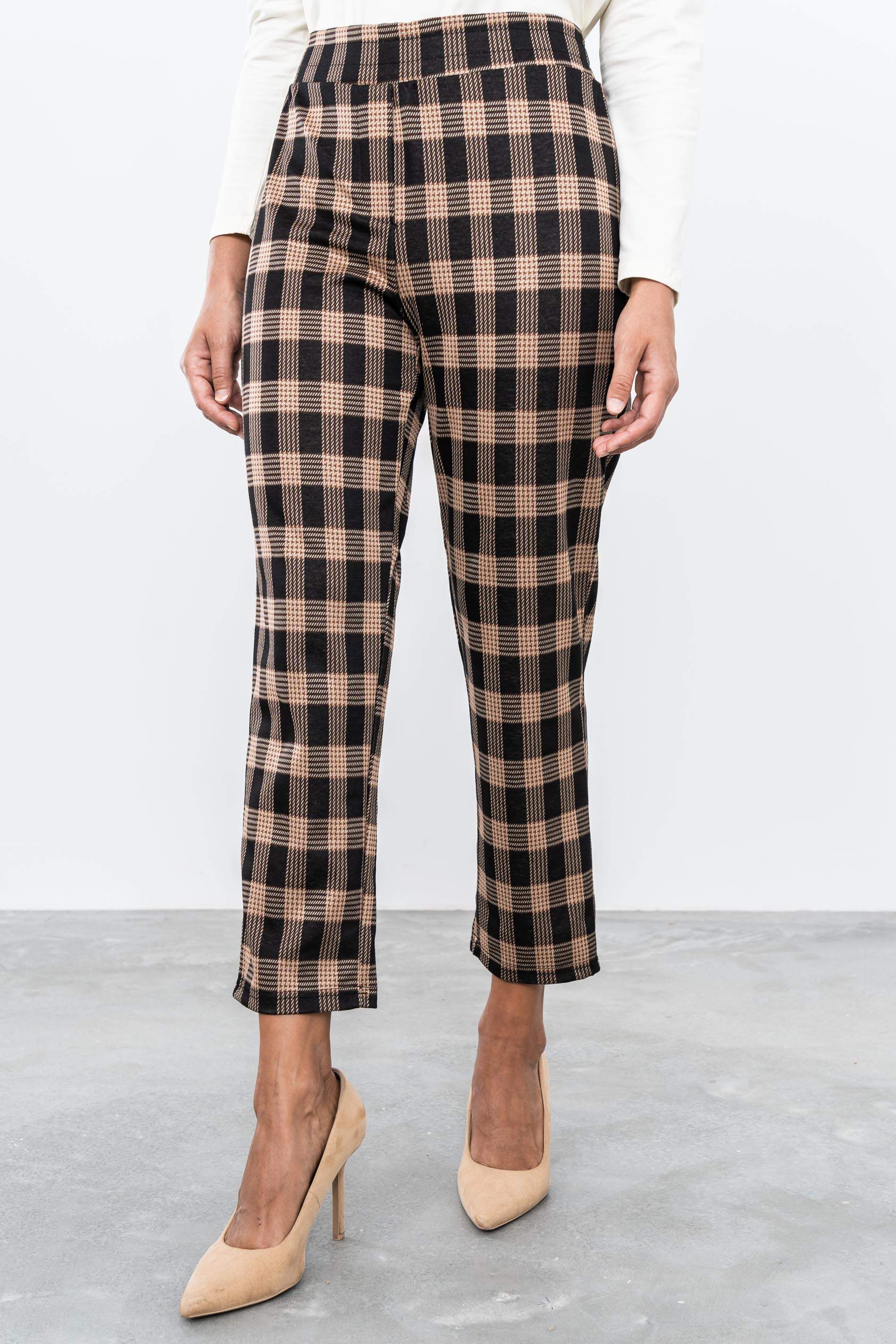 PANTALÓN PATA DE GALLO CUADROS