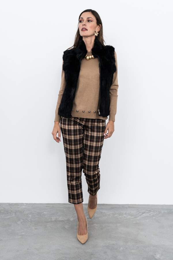 PANTALÓN CUADRO COMBINADO 