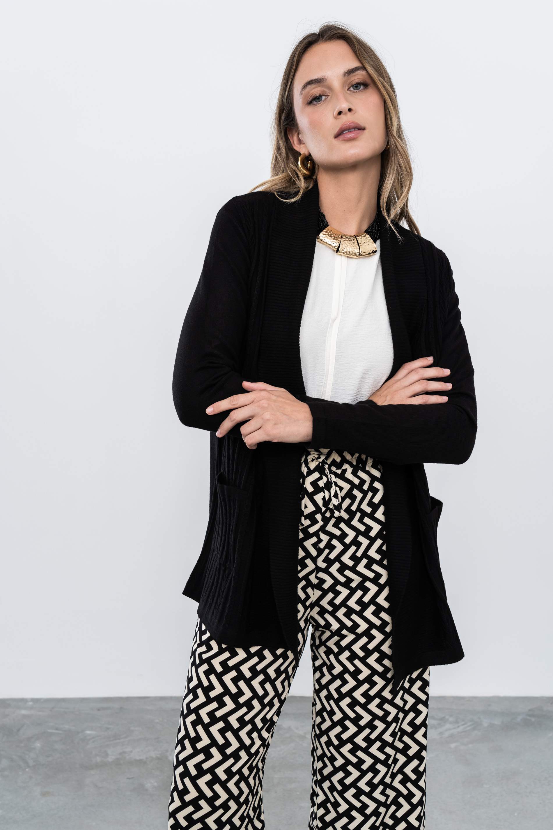 CHAQUETA OCHOS DELANTEROS NEGRO