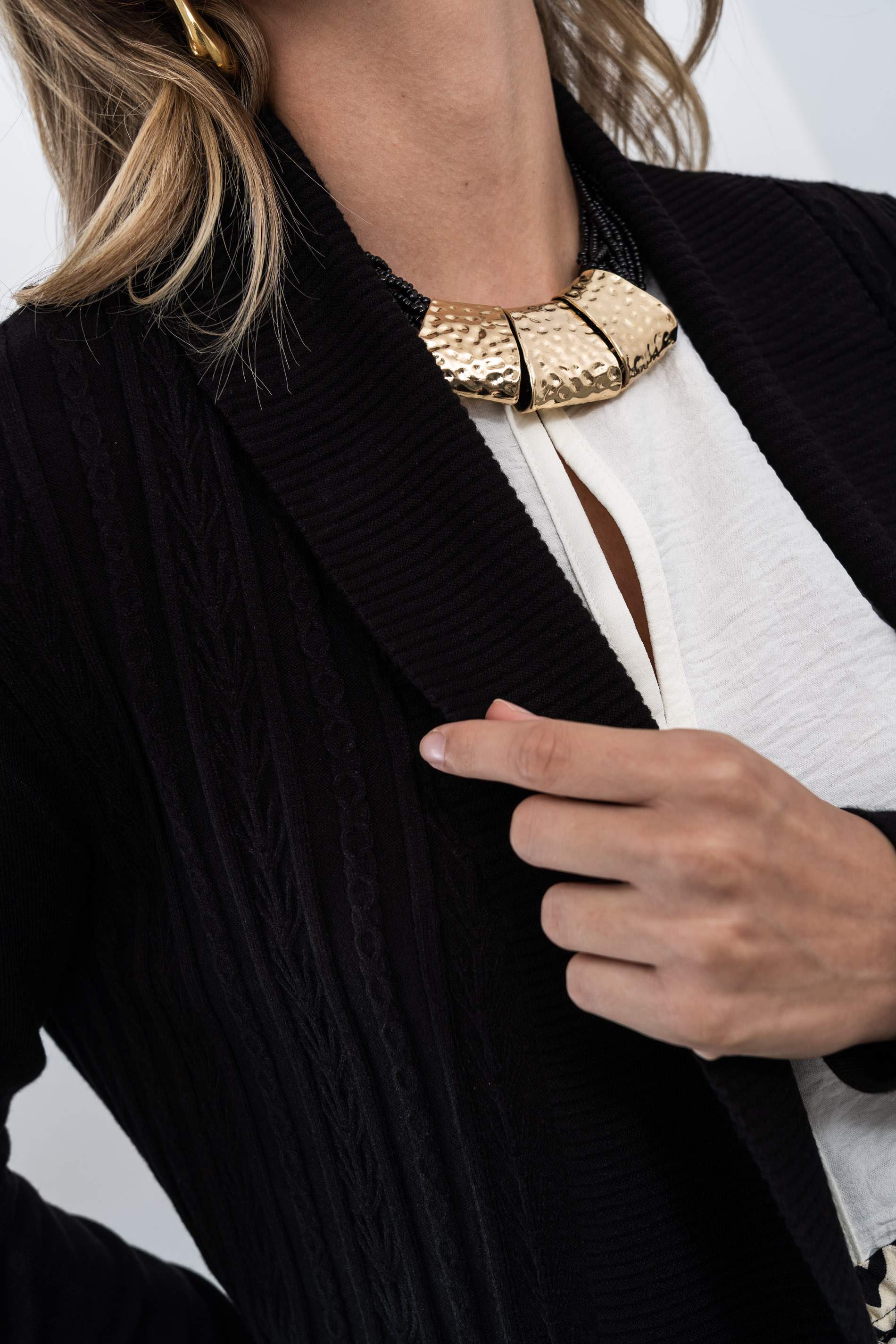 CHAQUETA OCHOS DELANTEROS NEGRO
