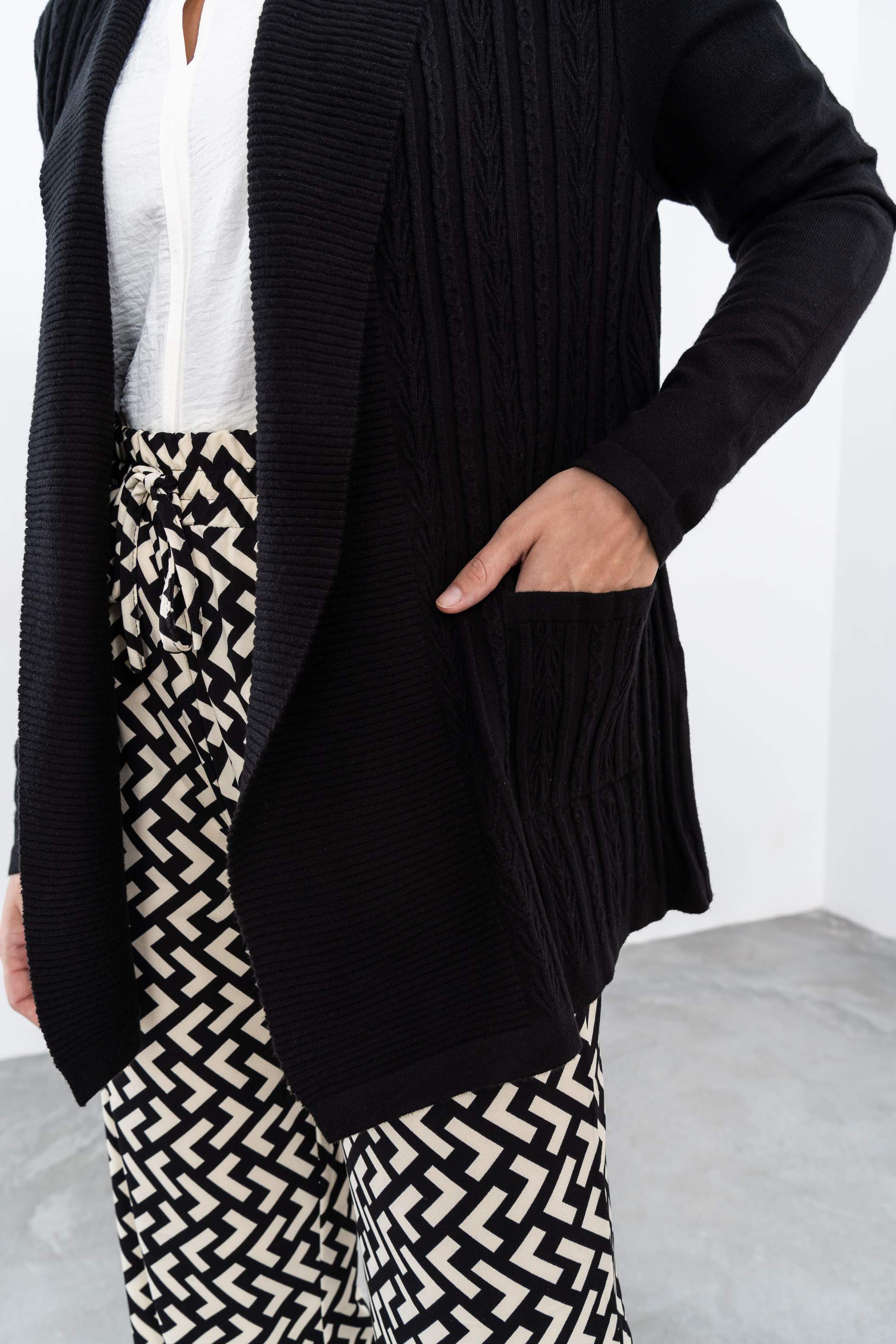CHAQUETA OCHOS DELANTEROS NEGRO