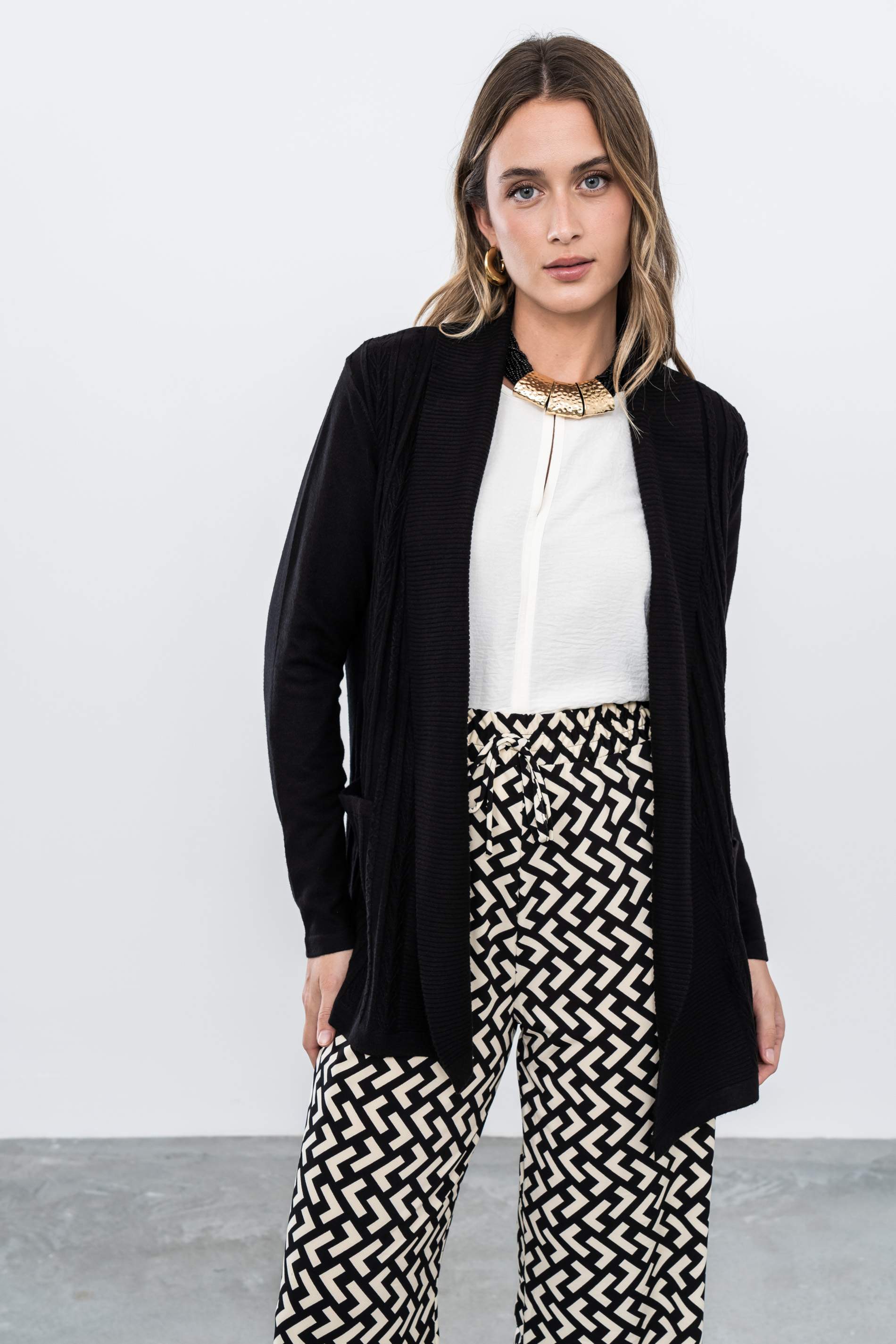 CHAQUETA OCHOS DELANTEROS NEGRO