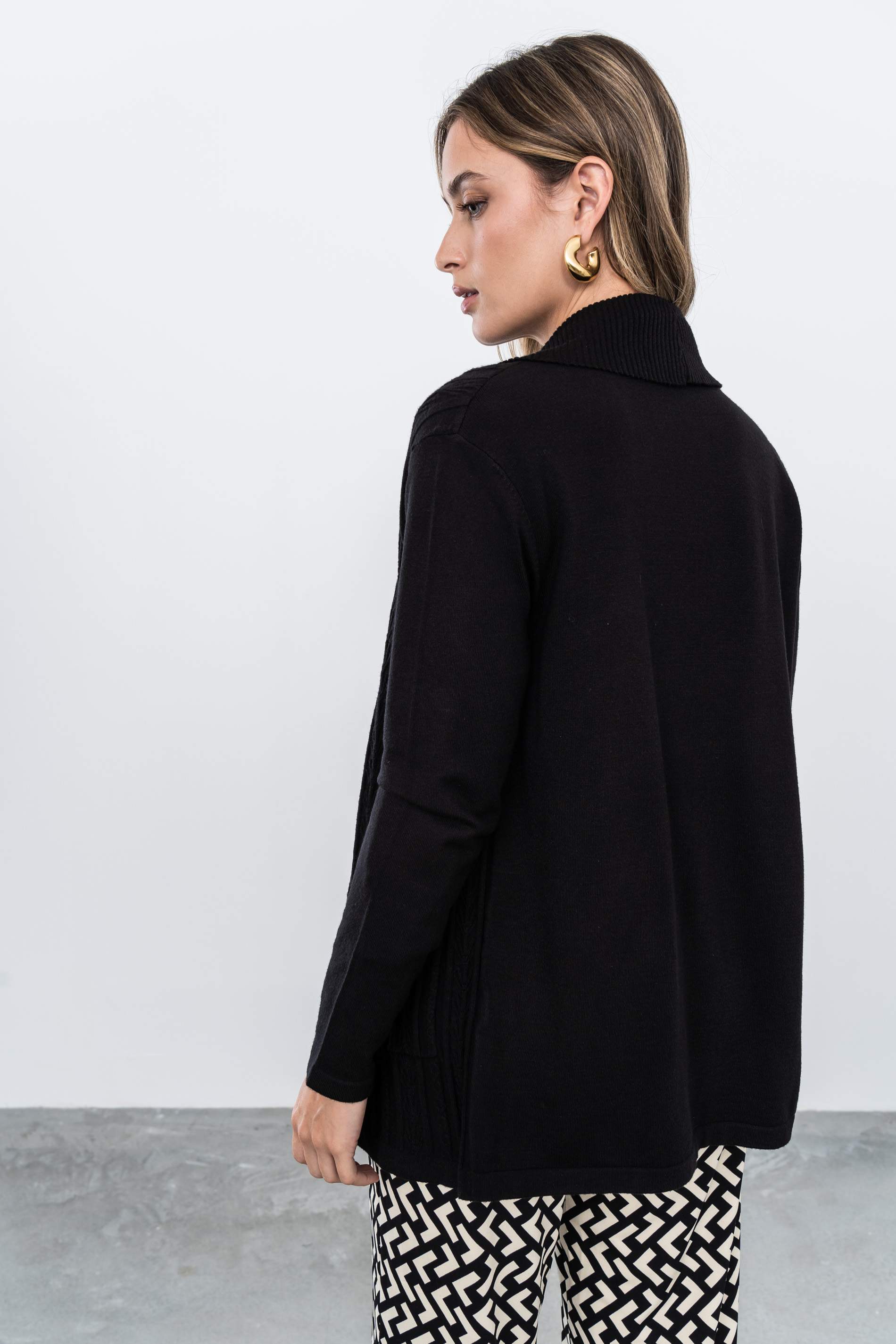 CHAQUETA OCHOS DELANTEROS NEGRO