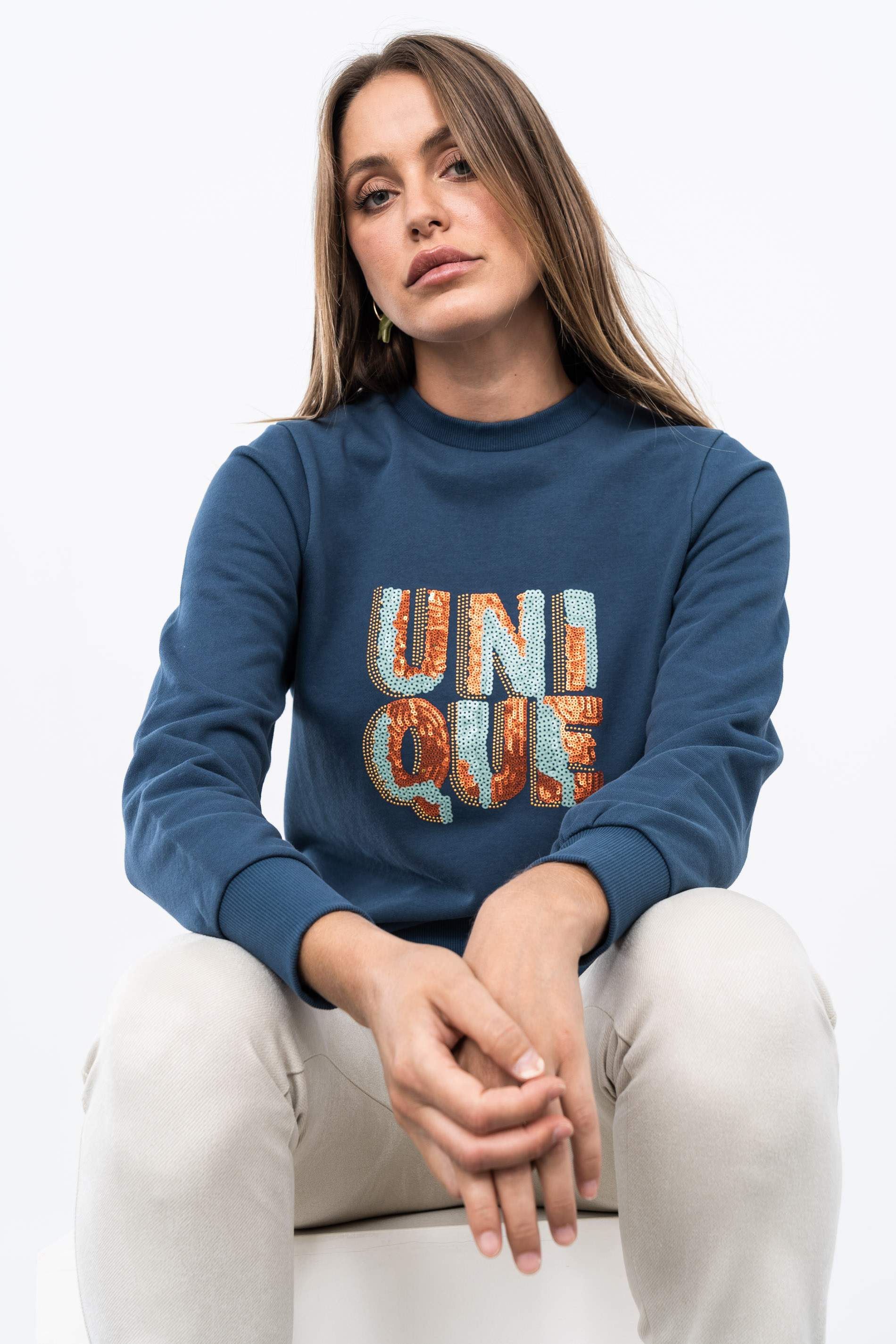 SUDADERA LENTEJUELAS