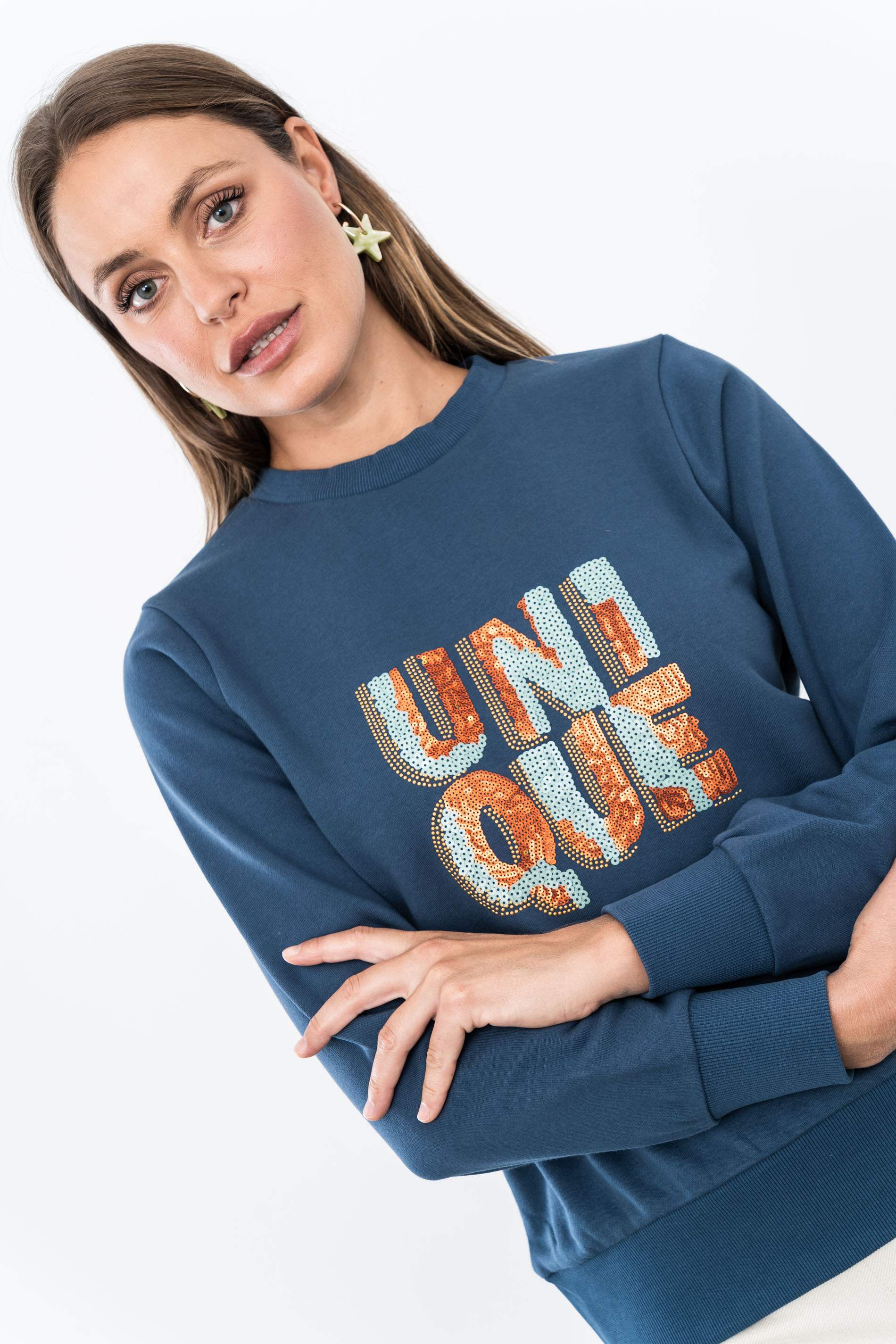 SUDADERA LENTEJUELAS