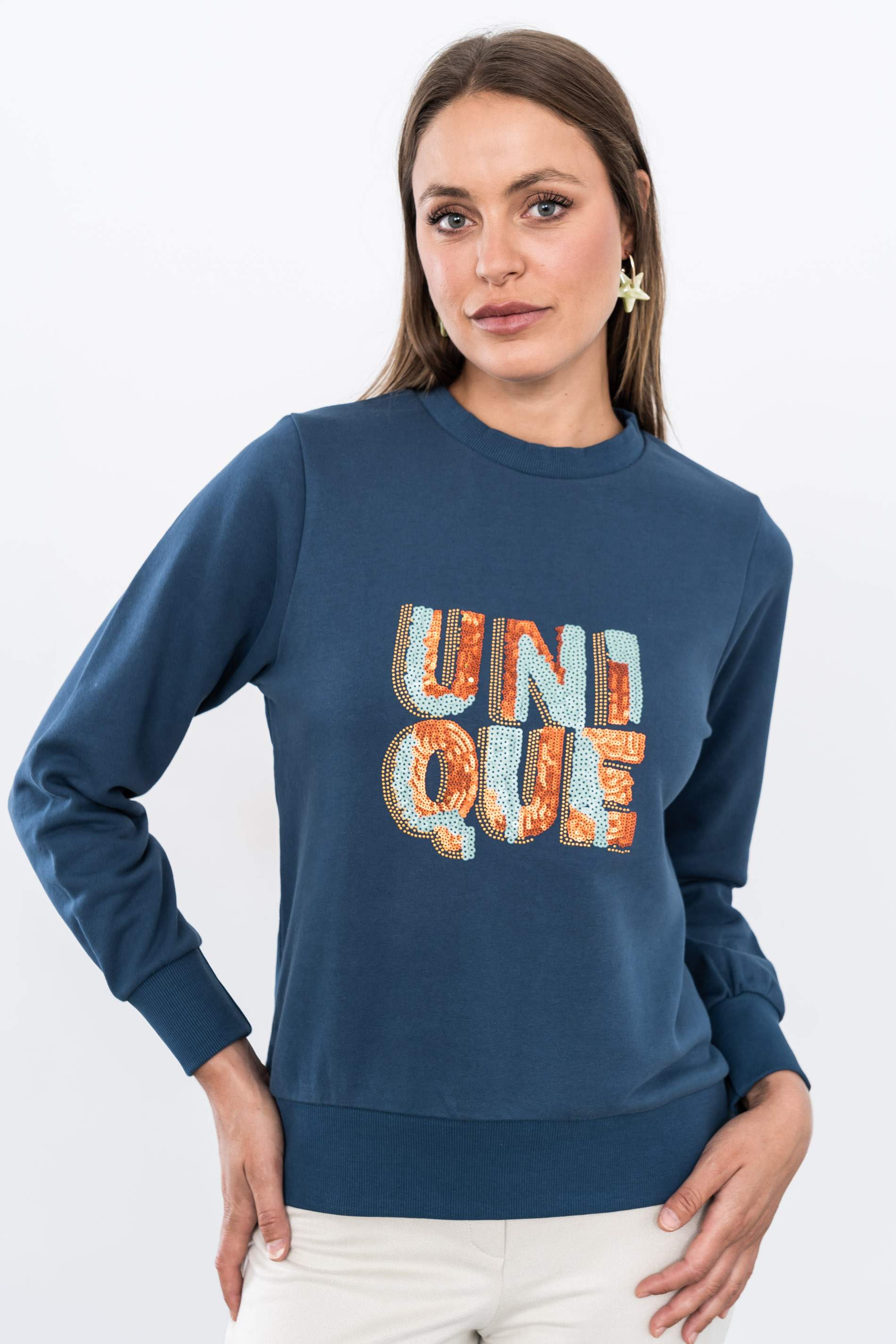 SUDADERA LENTEJUELAS