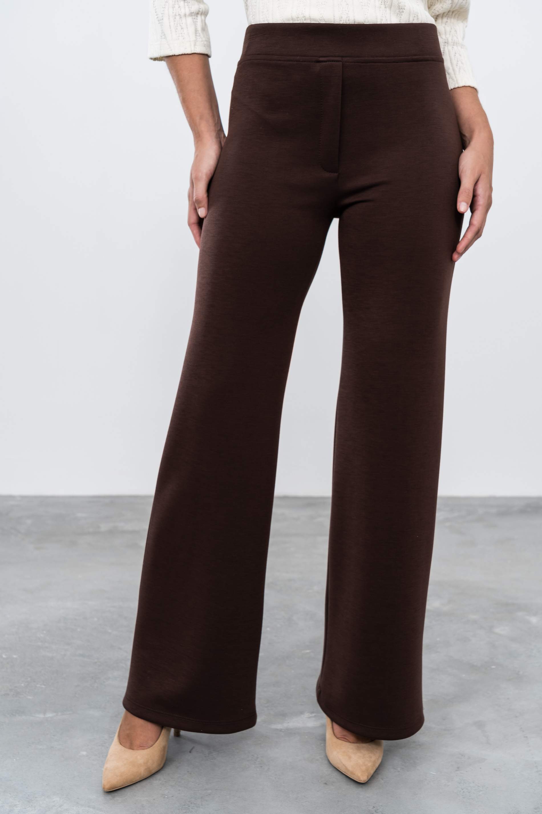 PANTALÓN RECTO CHOCOLATE