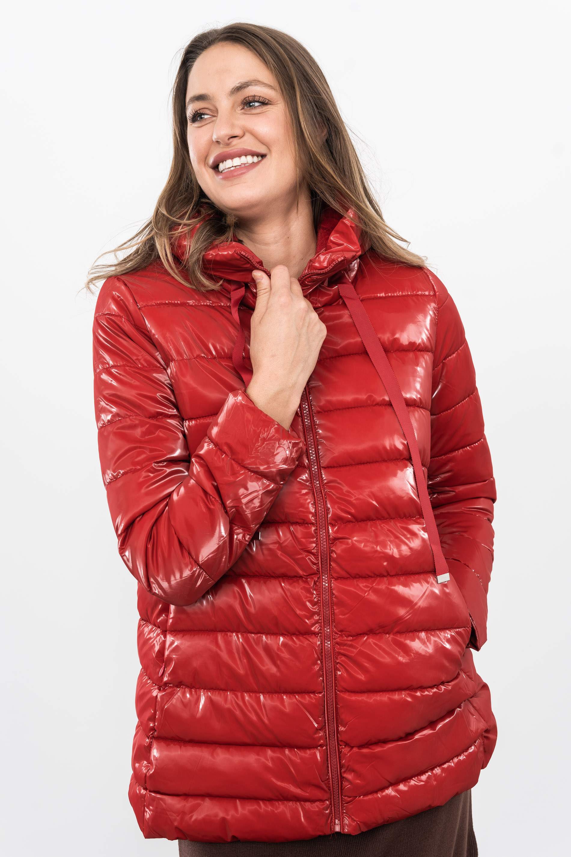 PARKA ACOLCHADA TORNASOLADA ROJO