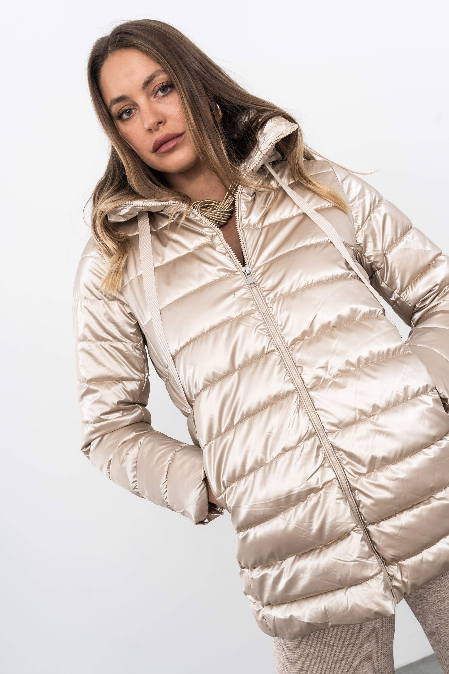 PARKA ACOLCHADA TORNASOLADA