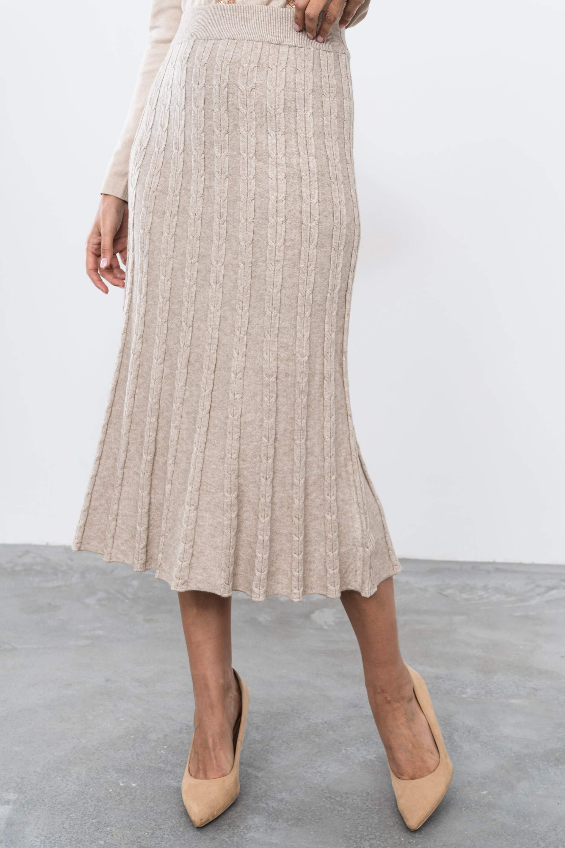 FALDA PUNTO OCHOS PIEDRA