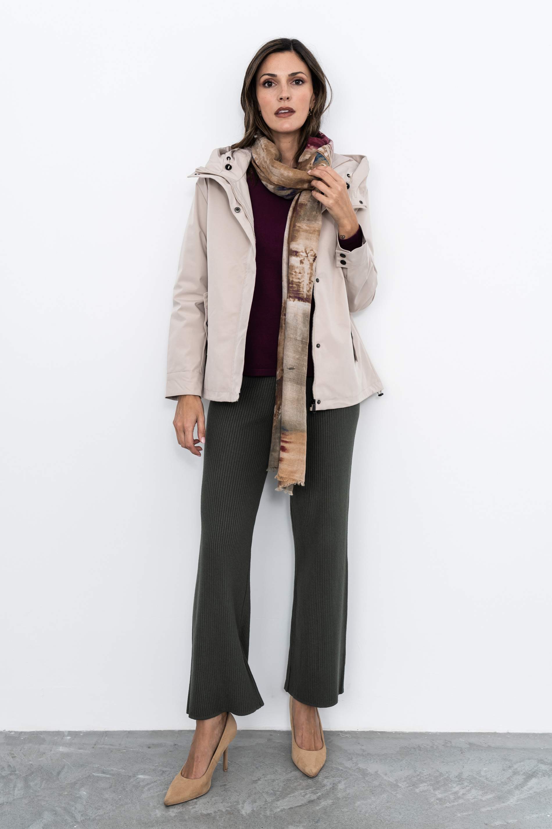 PANTALÓN PUNTO CANALÉ KAKI